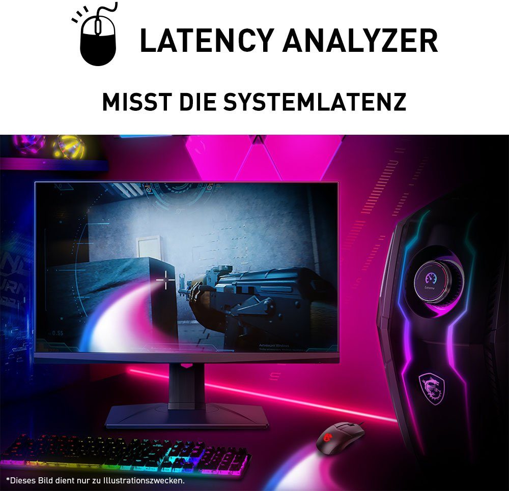 MSI Oculux 3 Rapid HD, ", px, ms cm/25 x höhenverstellbar, Jahre Reaktionszeit, IPS, (62,2 NXG253R 1920 Full E-Sports 1 1080 Hz, Gaming-LED-Monitor Herstellergarantie) 360