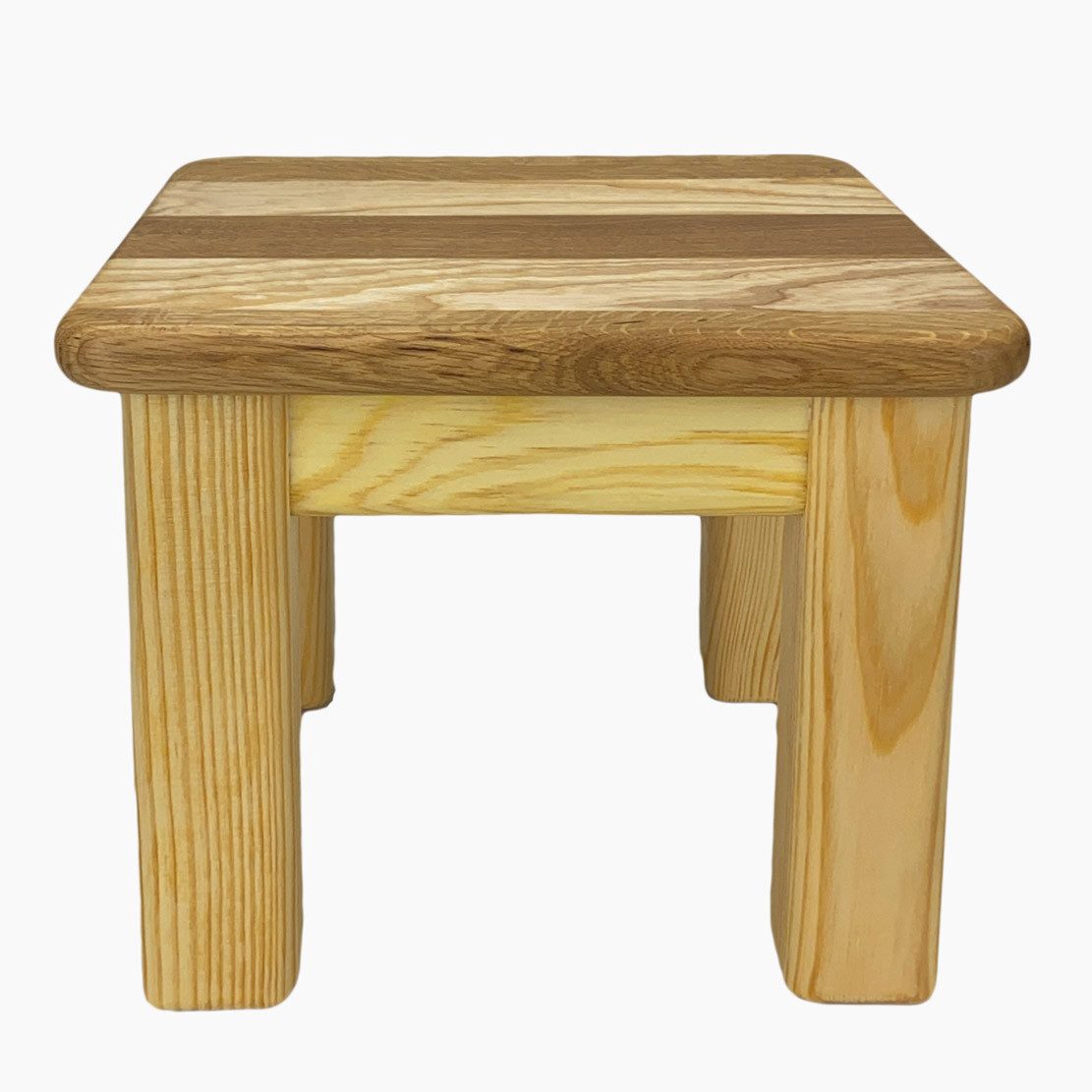 Madera Spielzeuge Hocker Hocker kleiner Bruder Zebraholz (Set, 1 St., 1 hocker), besonders handlich und sehr stabil