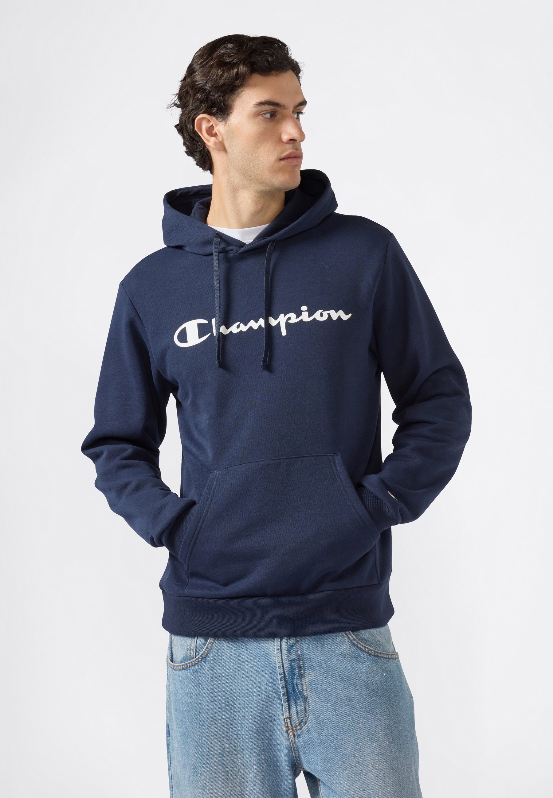 Champion Kapuzensweatshirt BASICS Fleece Hoodie Large Logo (1-tlg)