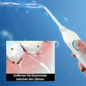 RefinedFlare Munddusche Tragbarer gebogener manueller Zahnspüler, Geschenk zum Vatertag
