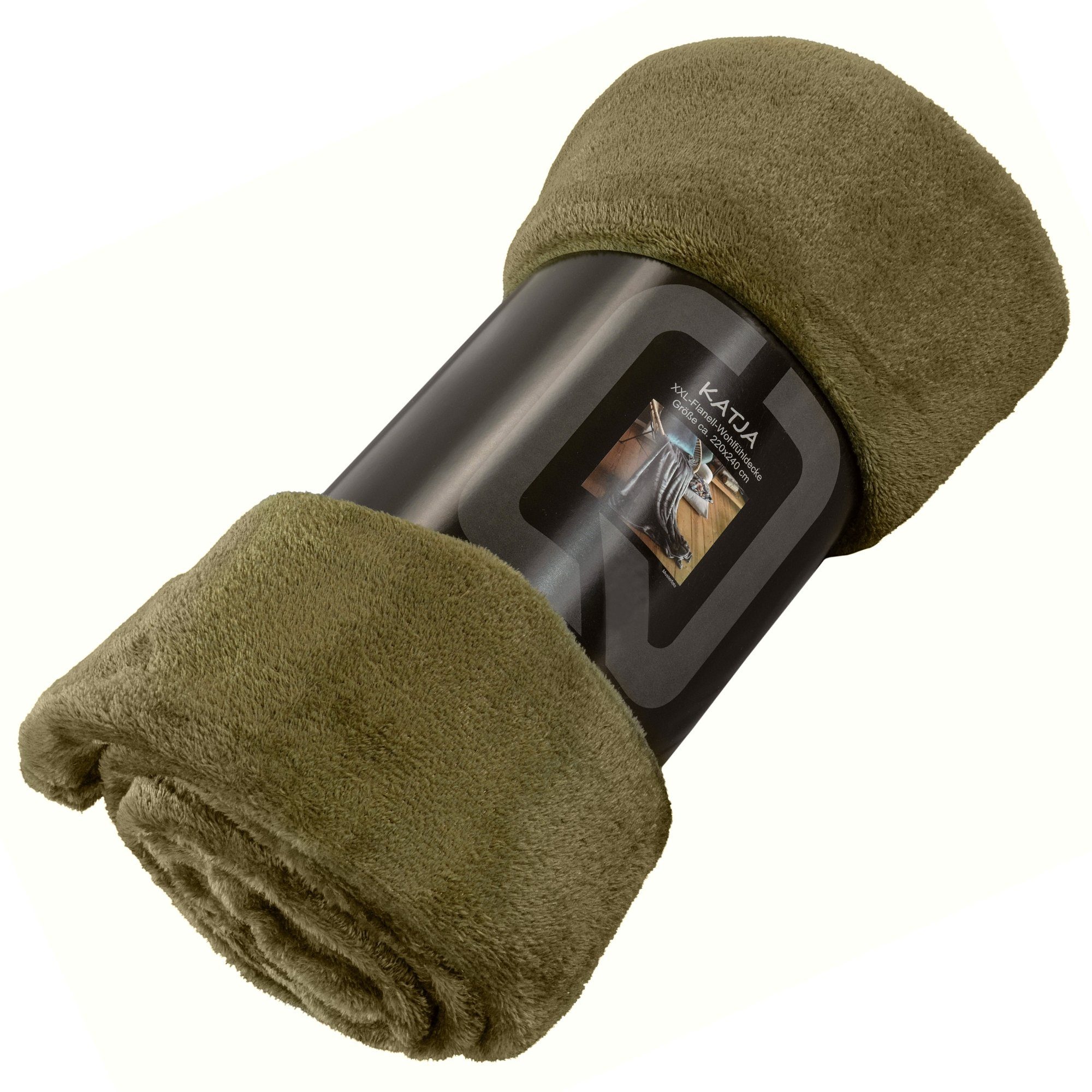 Wohndecke Katja, REALLaxx, XXL Kuscheldecke, 220x240cm, große Flanell Sofad günstig online kaufen