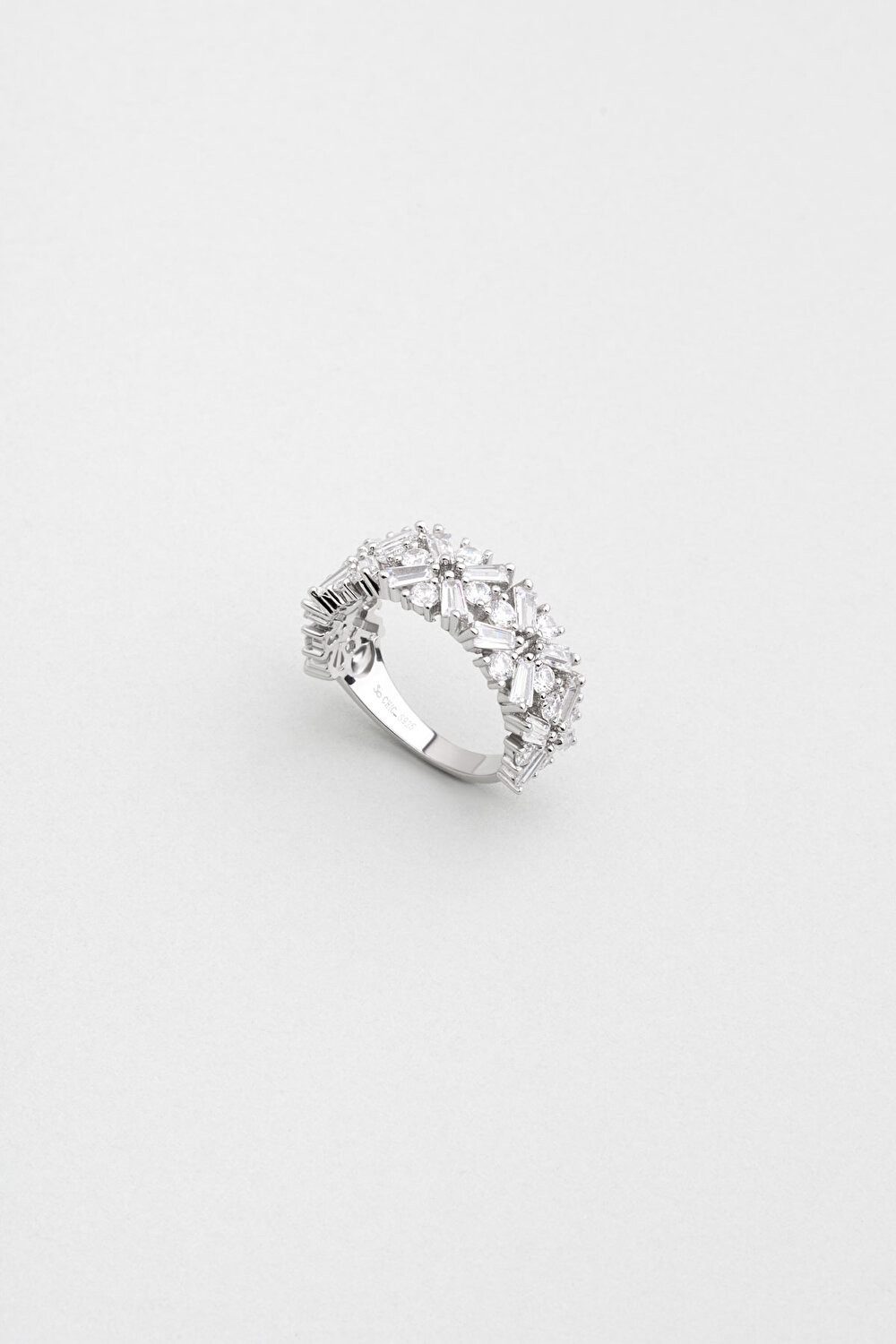 So CHIC... Silberring 18K Weißgold plattierter Silberring