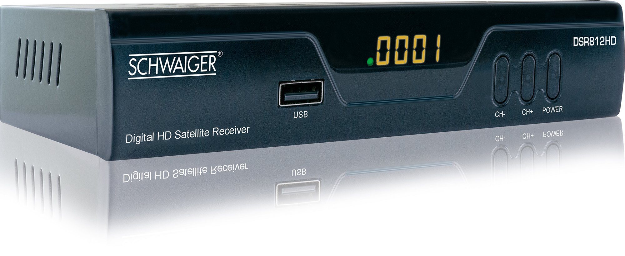 Schwaiger DSR812HD Satellitenreceiver (Eingebauter Mediaplayer)