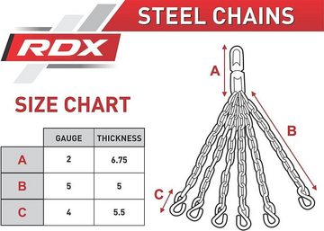 RDX Sports Boxsack RDX 6-strängige Kettenverlängerung für Boxsack-Stahlkettenaufhängung