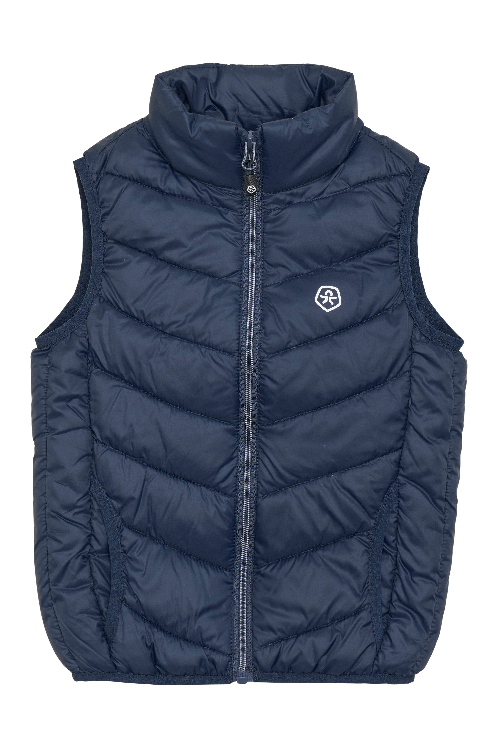 COLOR KIDS Steppweste COWaistcoat Quilted Packable - 5438 Klassische Steppweste mit Logo