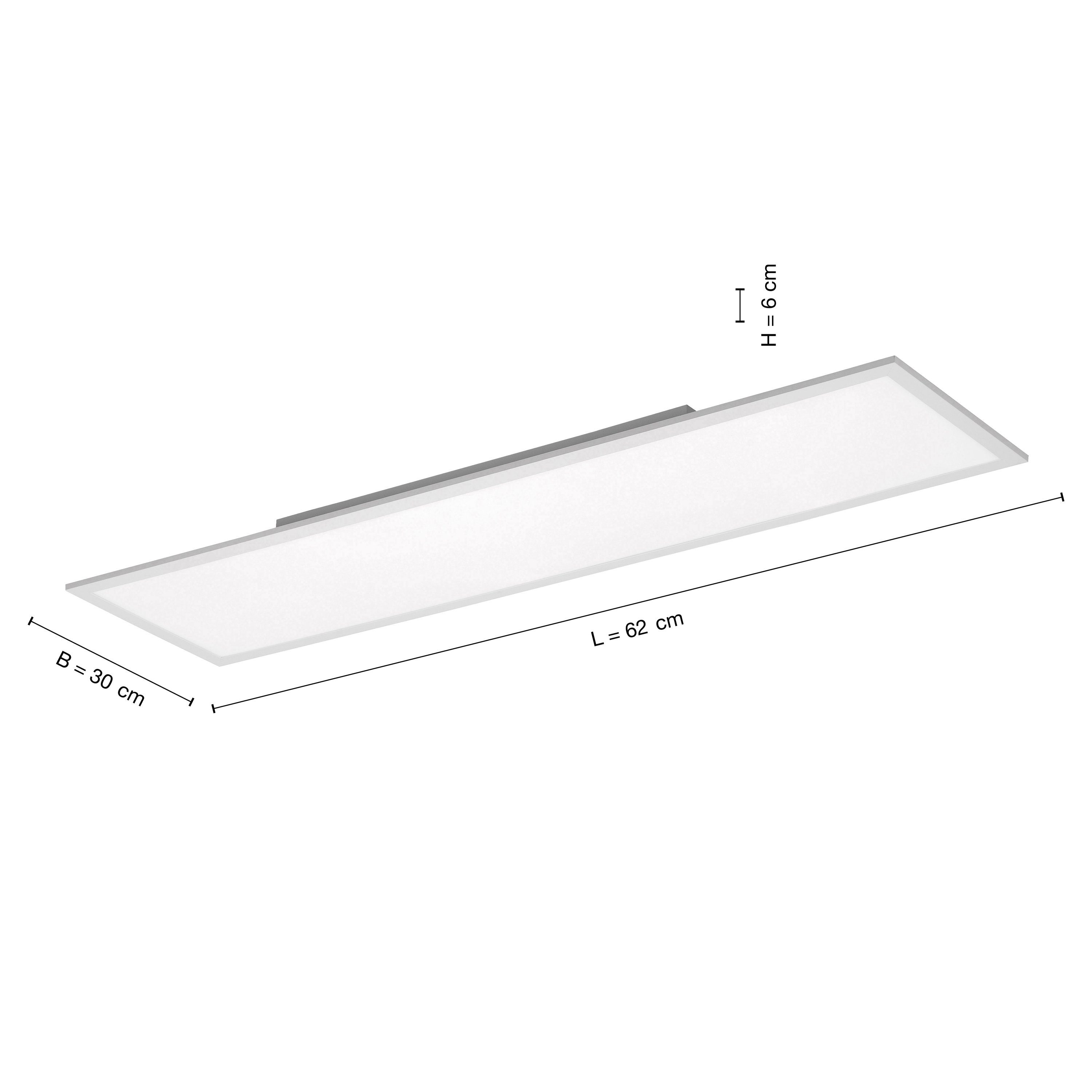 SellTec LED Deckenleuchte LED weiße 120x30cm, tageslichtweiß, Watt, Lumen 40 1xLED-Board/ Panel rechteckig, neutralweiß, durch FLAT Licht blendfreies Lichtfarbe Angenehmes, Kunststoffabeckung, 4000