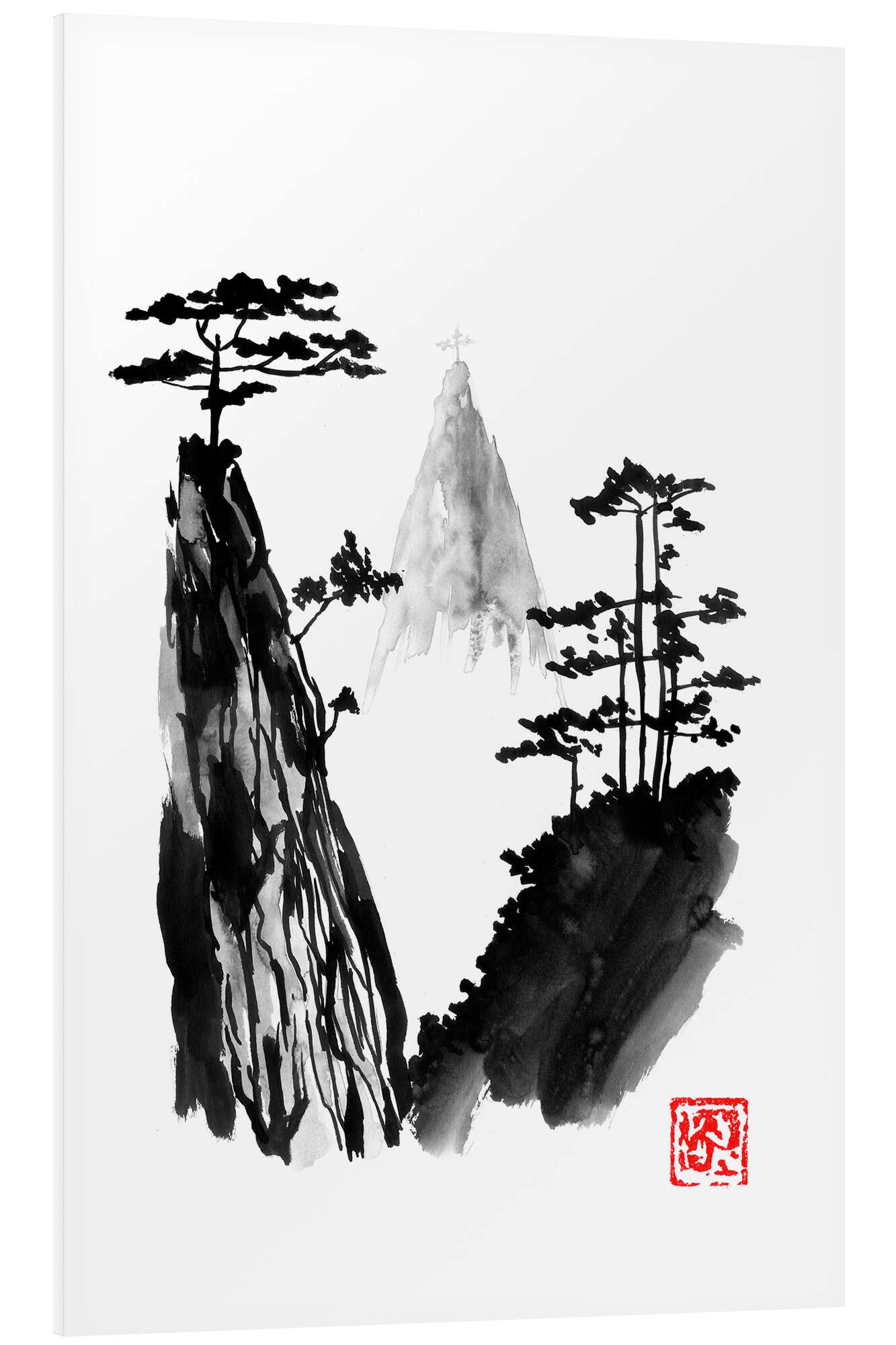 Posterlounge Wandbild Heiliger Berg, Péchane, erhältlich als Poster, Leinwandbild, Wandsticker oder Acrylglasbild