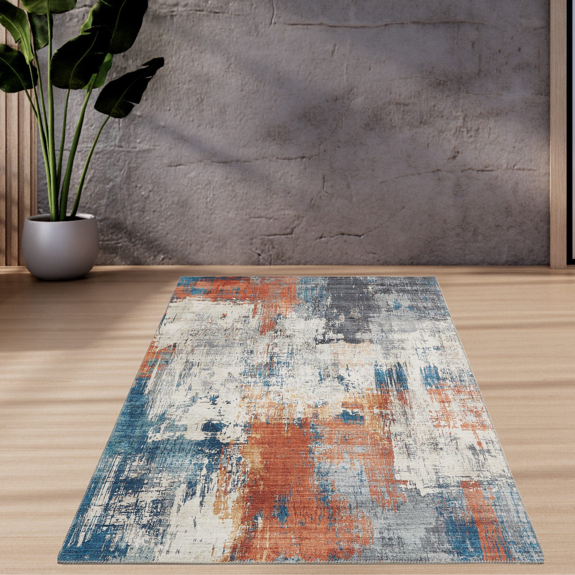 LUXOR living Teppich Prima, rechteckig, Höhe: 7 mm, Kurzflor, bedruckt, modernes Design, auch als Läufer erhältlich