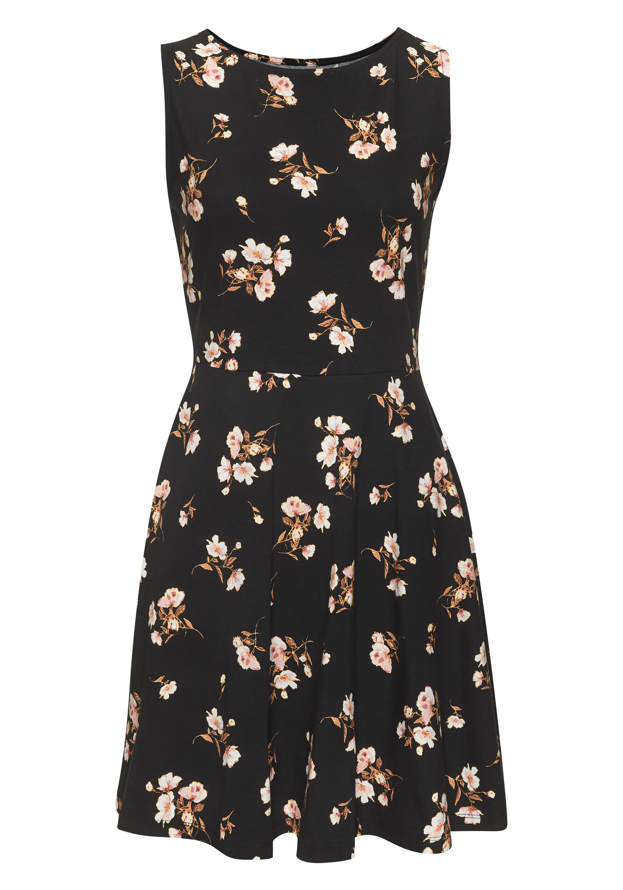 Vivance Strandkleid mit Blumenprint, Minikleid, Sommerkleid aus Baumwolle. € 39,99