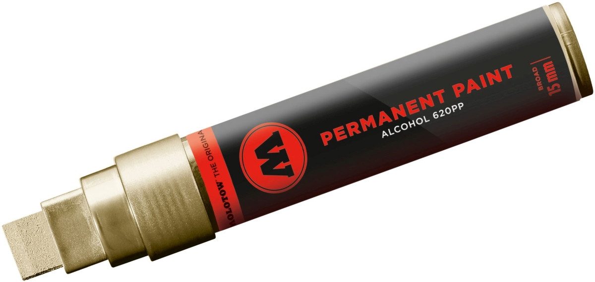MOLOTOW Permanentmarker Marker 620PP nachfüllbar 15mm chromgold