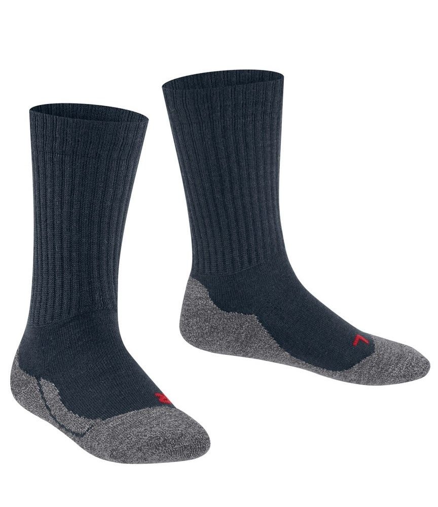 FALKE Socken Tagessocke Active Warm (wärmende Merinowolle) spaceblau Kinder