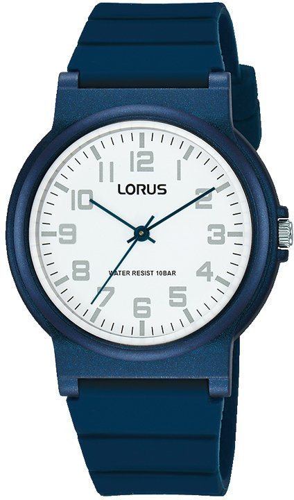 LORUS Quarzuhr Lorus Kids, RRX35GX9, ideal auch als Geschenk,  Edelstahlgehäuse mit Kunststoff, Ø ca. 34 mm
