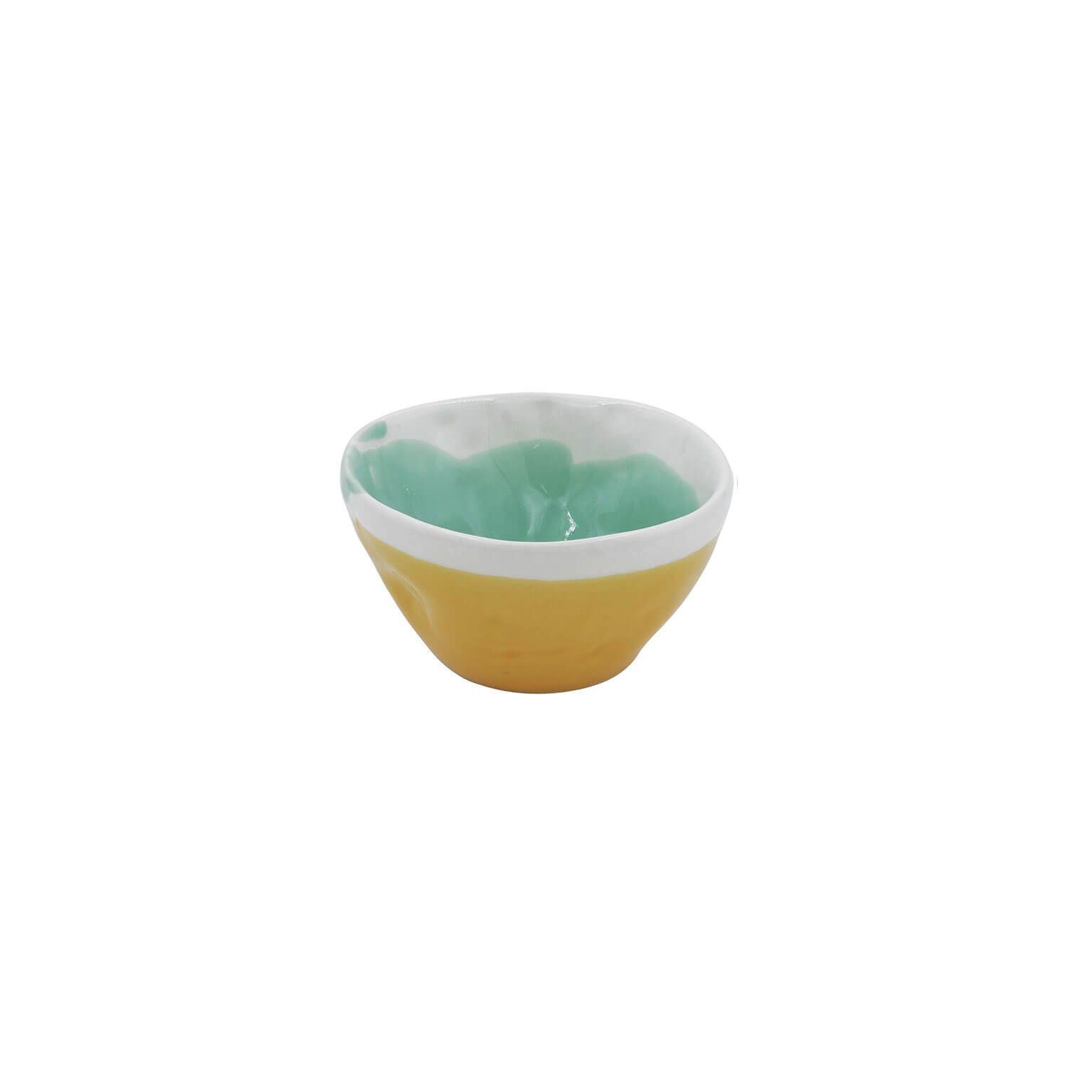 Keramik gelb/grün Bowl Servierschüssel Vista Portuguese Mini COLOR,