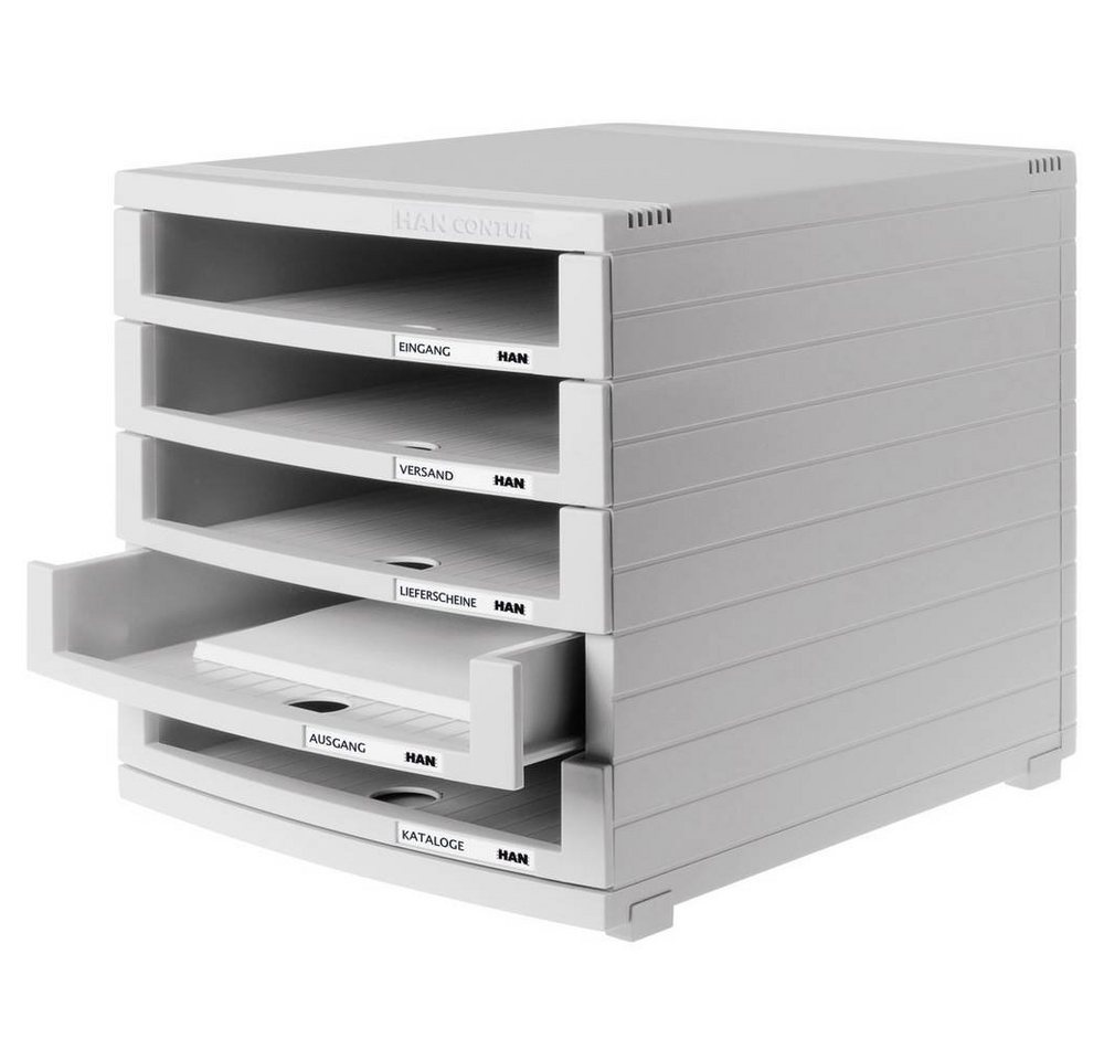 Thumbnail - HAN Schubladenbox SchubladenboxDIN A4/B4/C4, 5 offene Schubladen
