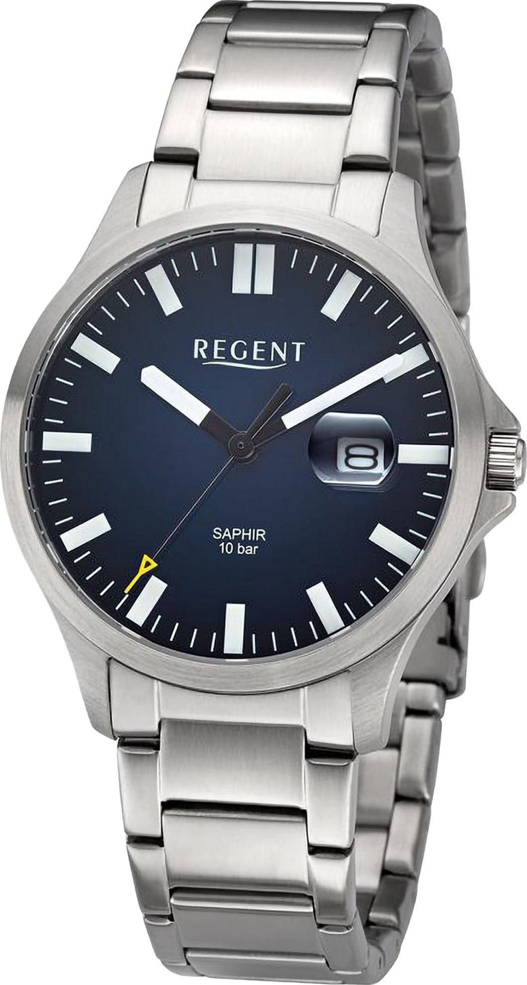 Quarzuhr Regent Herren Armbanduhr Analog