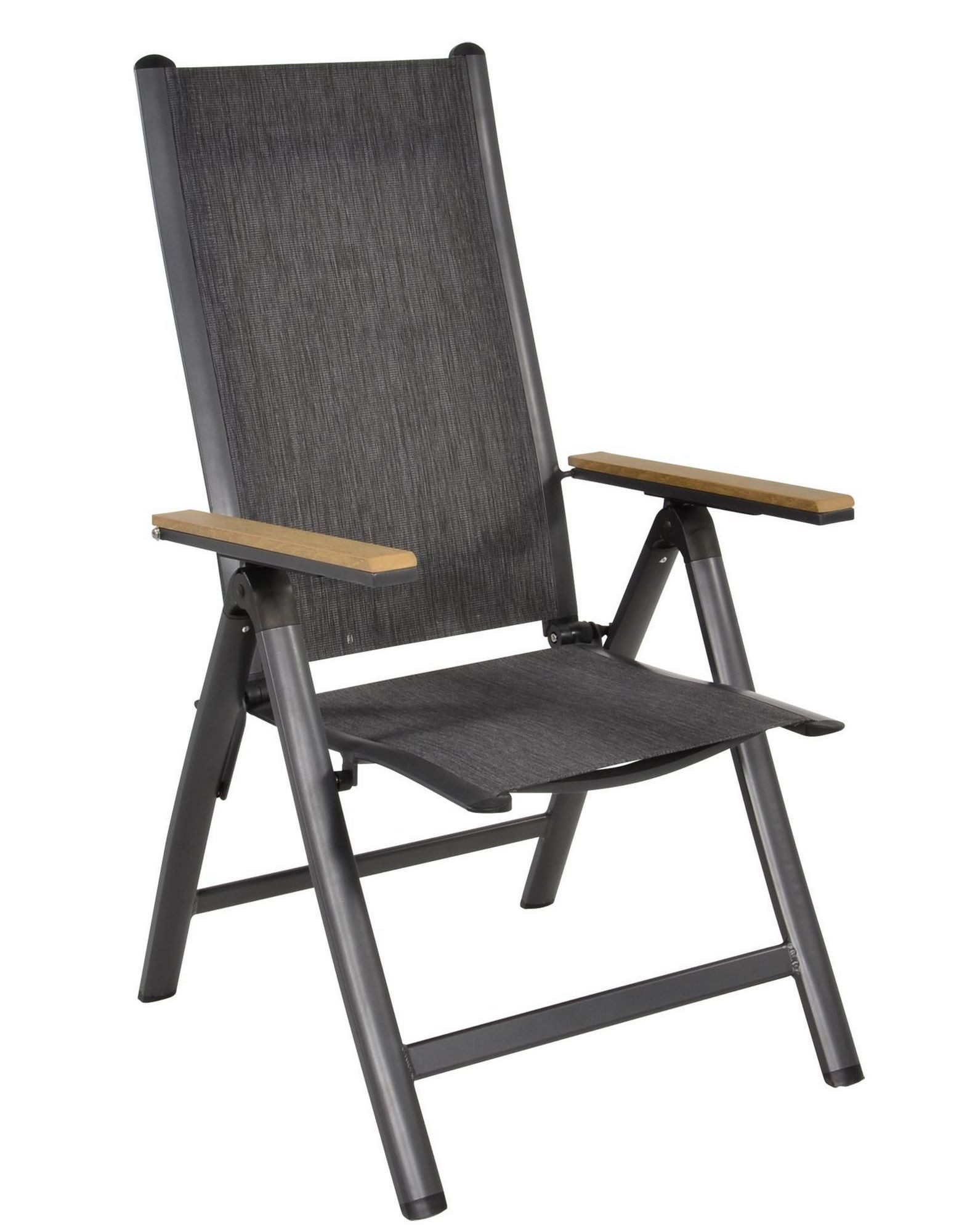 Lesli Living Hochlehner Lesli Living Hochlehner Klappsessel "Arezzo" anthrazit/graubraun