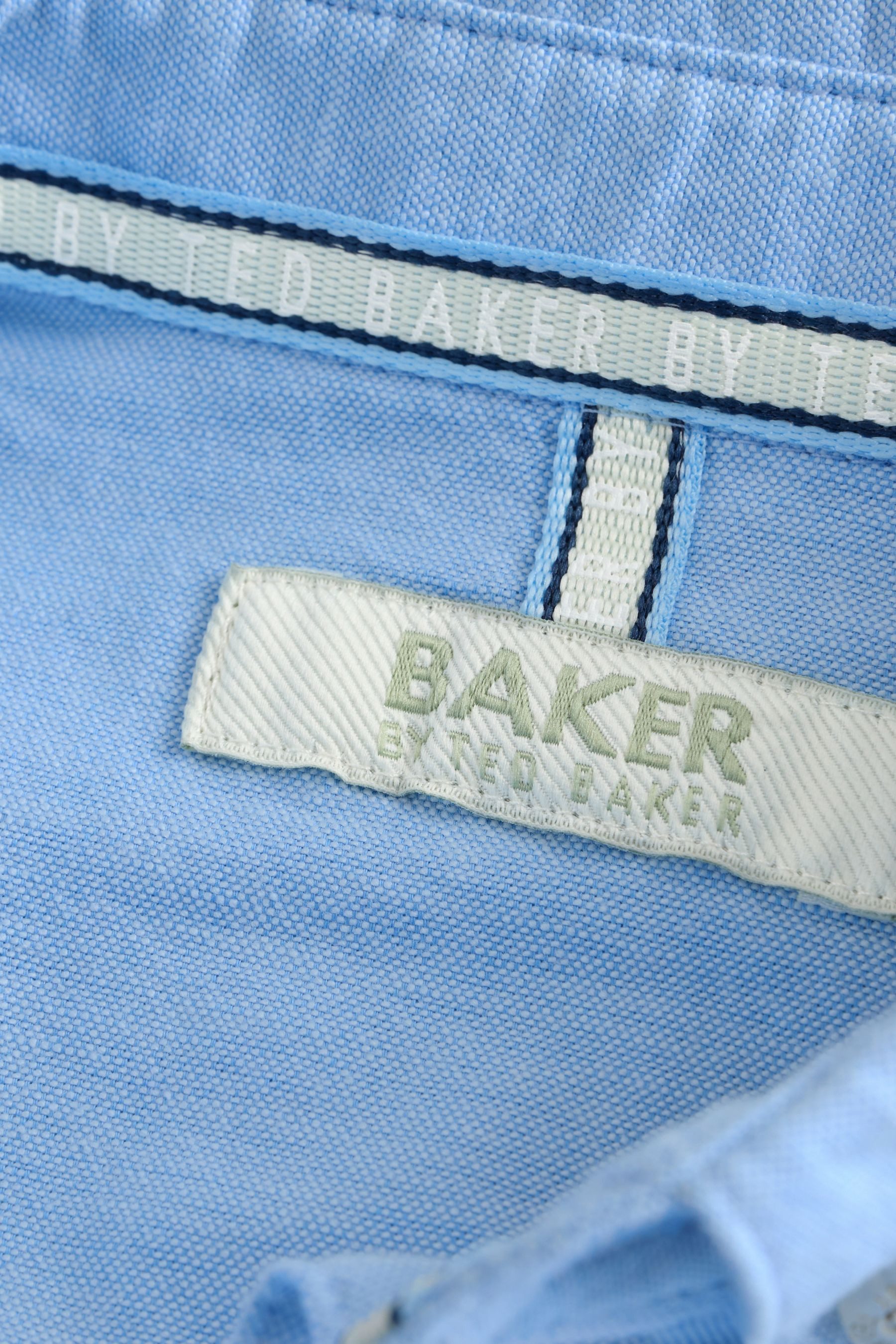 Baker by Ted Baker Kurzarmhemd Baker by Ted Baker kurzärmeliges Oxfordhemd (1-tlg)