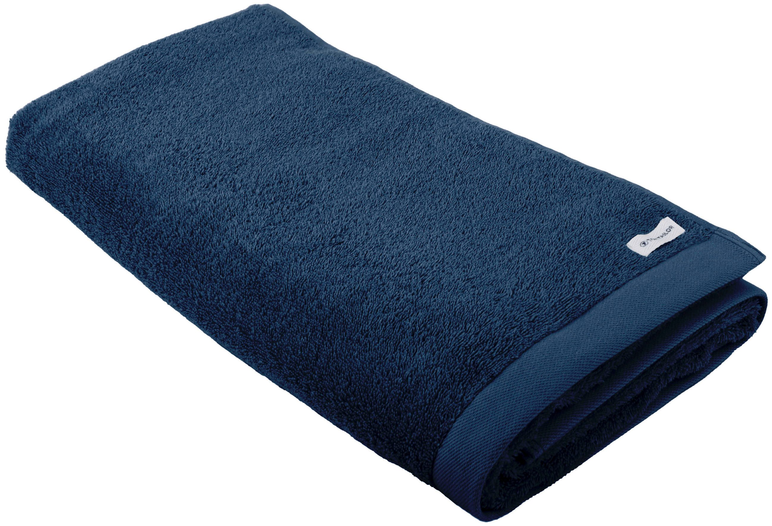 TOM TAILOR HOME Badetuch COLOR BATH, Frottier (1-St), 100% Baumwolle, 80x200 cm, uni, große Farbauswahl