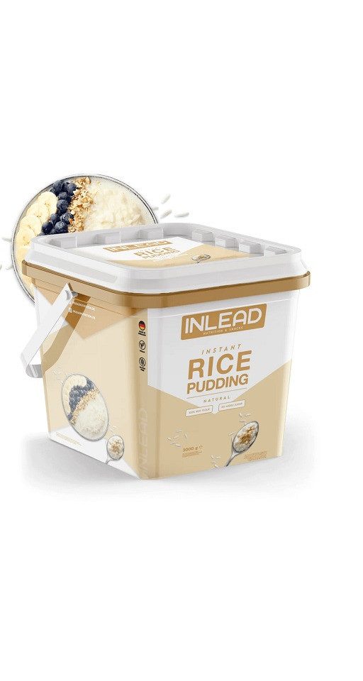 Inlead Nutrition GmbH & Co. KG Instant Rice Pudding Natural 3000g Pulver, 3000 g, Pulver