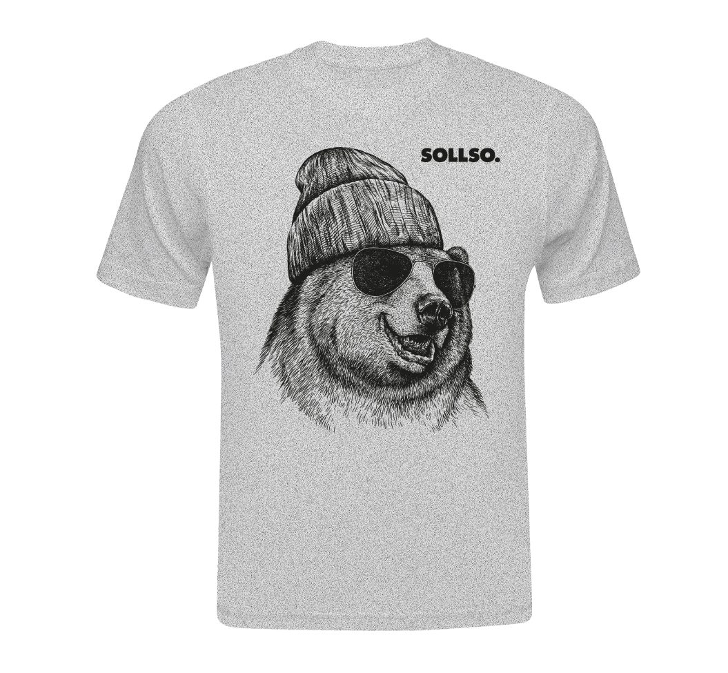 Sollso. T-Shirt SOLLSO. T-Shirt "Winterbear" günstig online kaufen