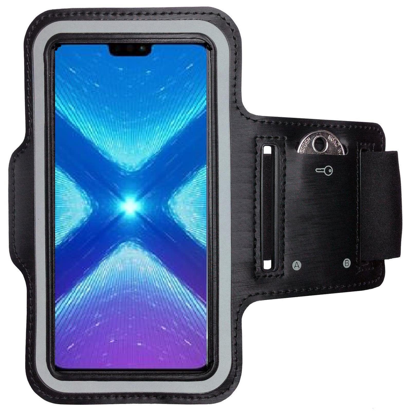 CoverKingz Handyhülle Honor 8X Sportarmband Handy Sport Armband Fitness Lauf Hülle Armtasche