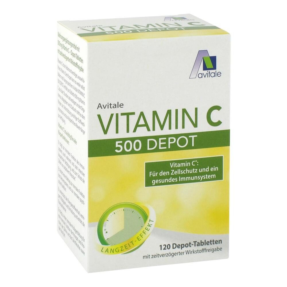 Avitale GmbH VITAMIN C 500 mg Depot Tabletten Tabletten, 120 St.