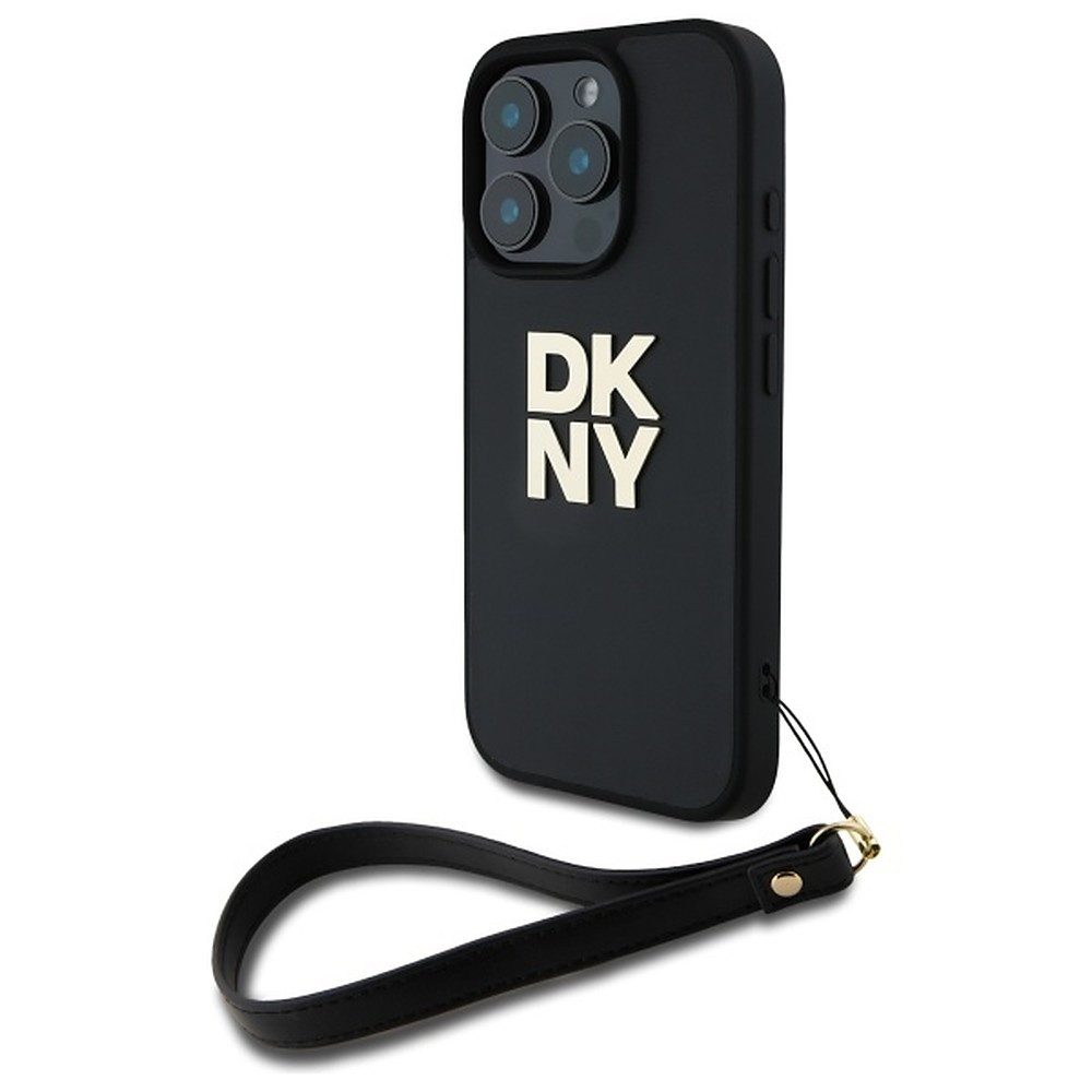 DKNY Handyhülle Schutzhülle mit Handschlaufe, DKNY Logo, Handschlaufe, edles Design
