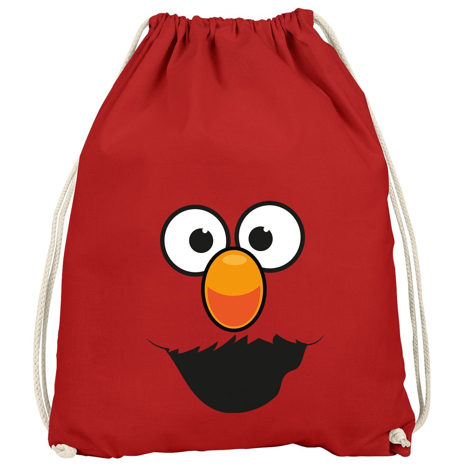 MoonWorks Turnbeutel Turnbeutel Fasching Karneval Spruch lustig Keksmonster