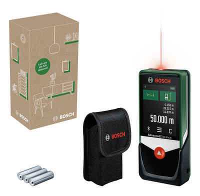 BOSCH Entfernungsmesser AdvancedDistance 50C, Digitaler Laser - im eCommerce-Karton
