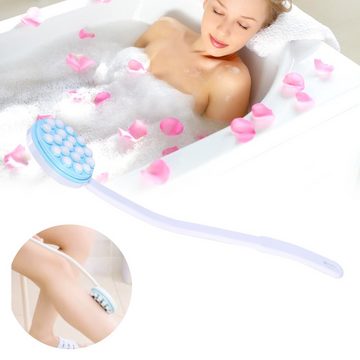 GOOLOO Badebürste Badebürste Waschhilfe Badebürste Lotionspender Rückenbürste