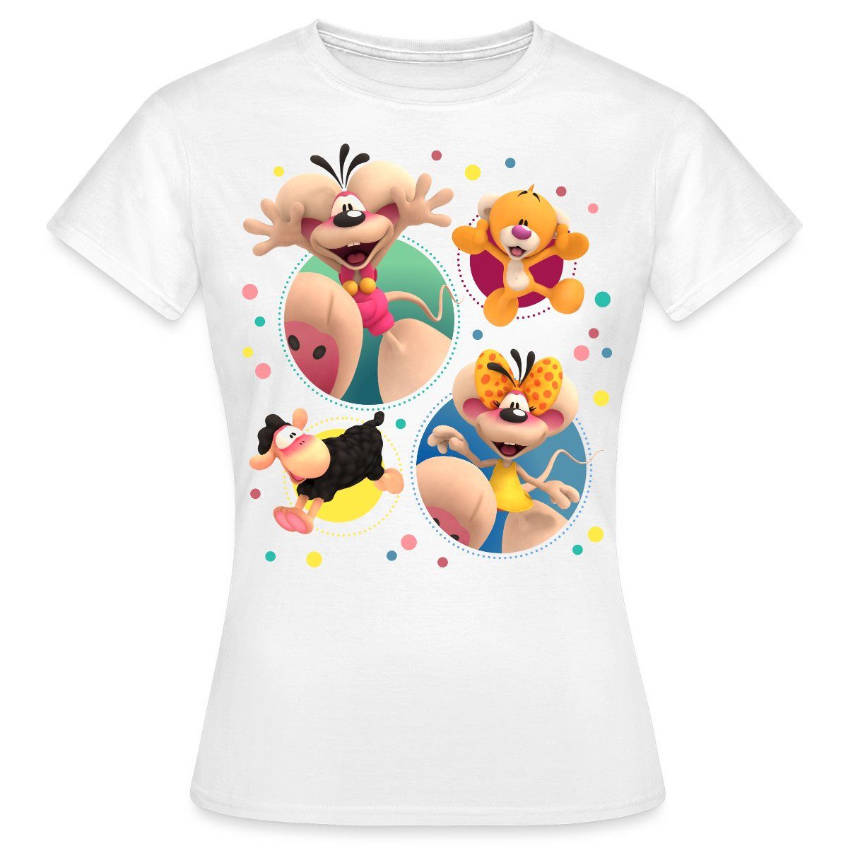Spreadshirt T-Shirt Diddl Wollywell Diddlina Pimboli günstig online kaufen