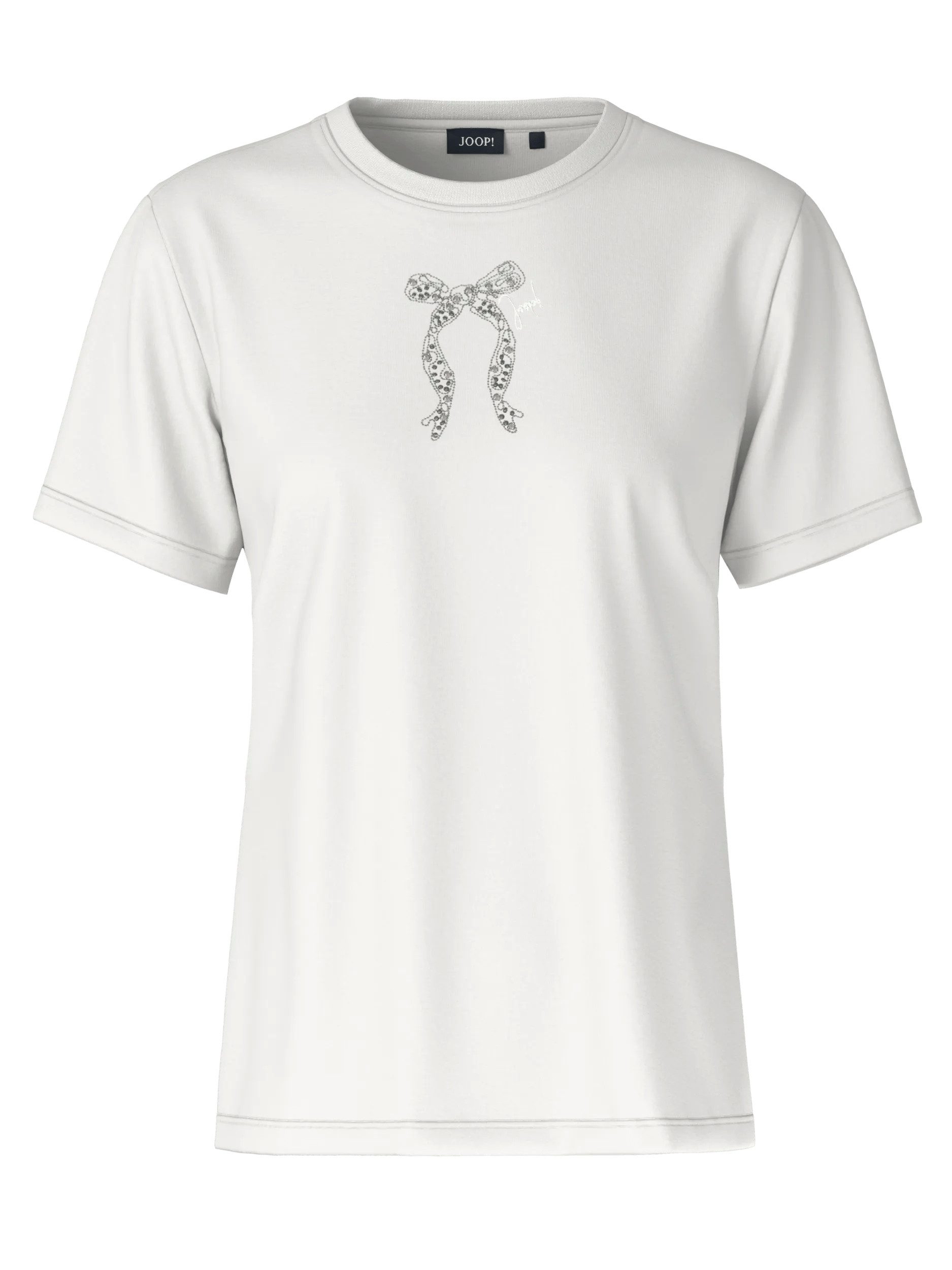 JOOP! Rundhalsshirt Tamme mit Glitzerschleife