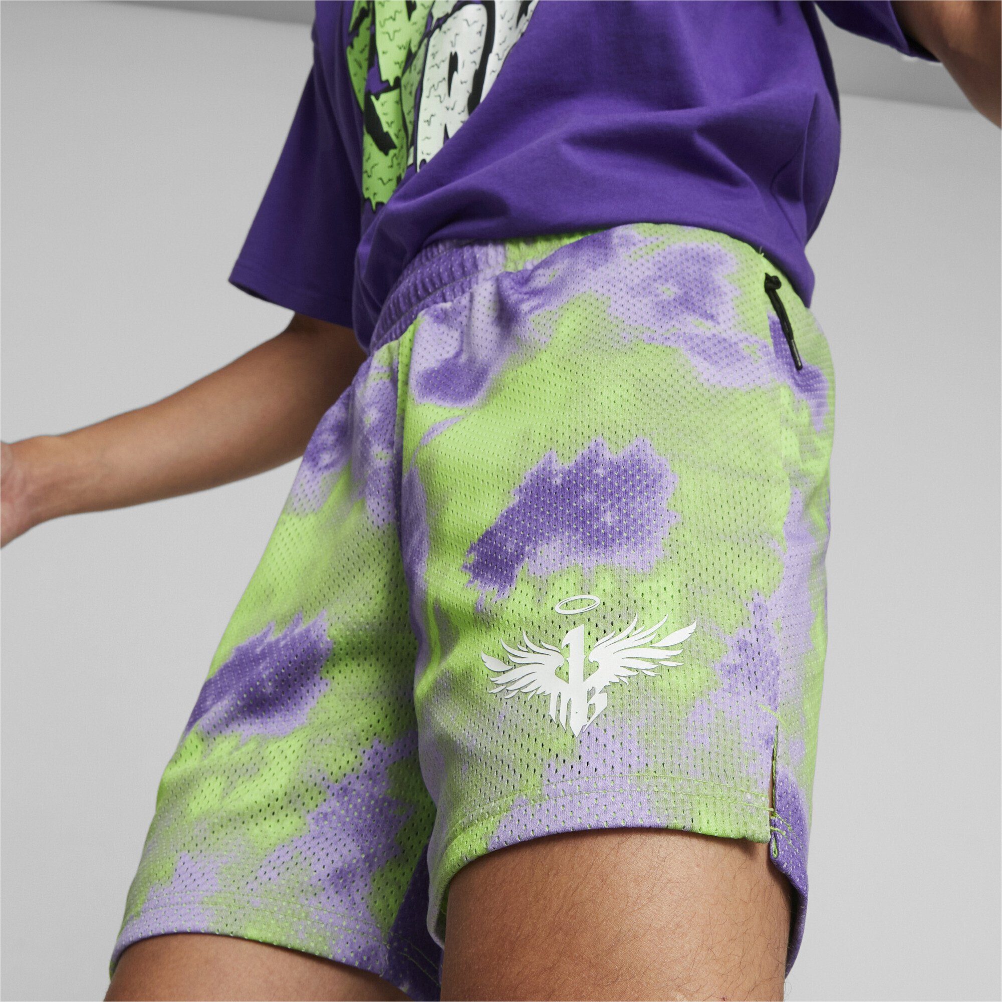 PUMA Basketballshorts Shorts Herren x MELO TOXIC