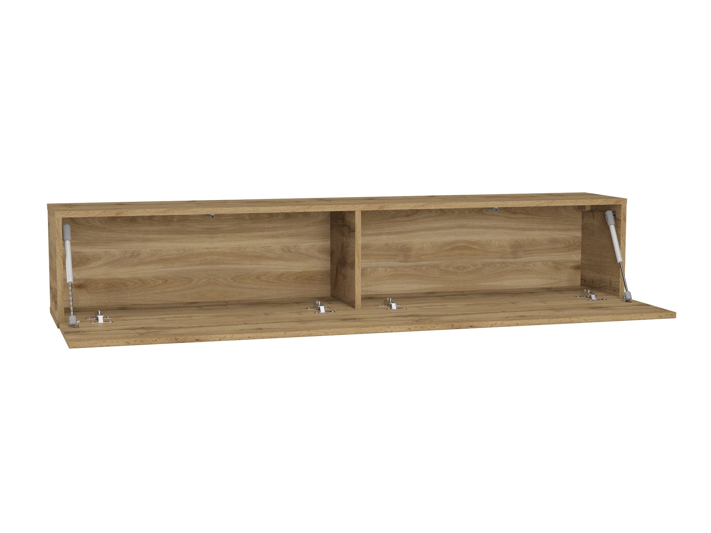 Raumhirsch Furniture Hängeschrank Wandschrank, Hochschrank, Aufbewahrungsschrank, Schrank (Maße: 160,2 x 30 x 29 cm (Minimalistisches Design, 4 Fächern), viele Farbvarianten) Push-to-Open-System, Tür rechts oder links montierbar