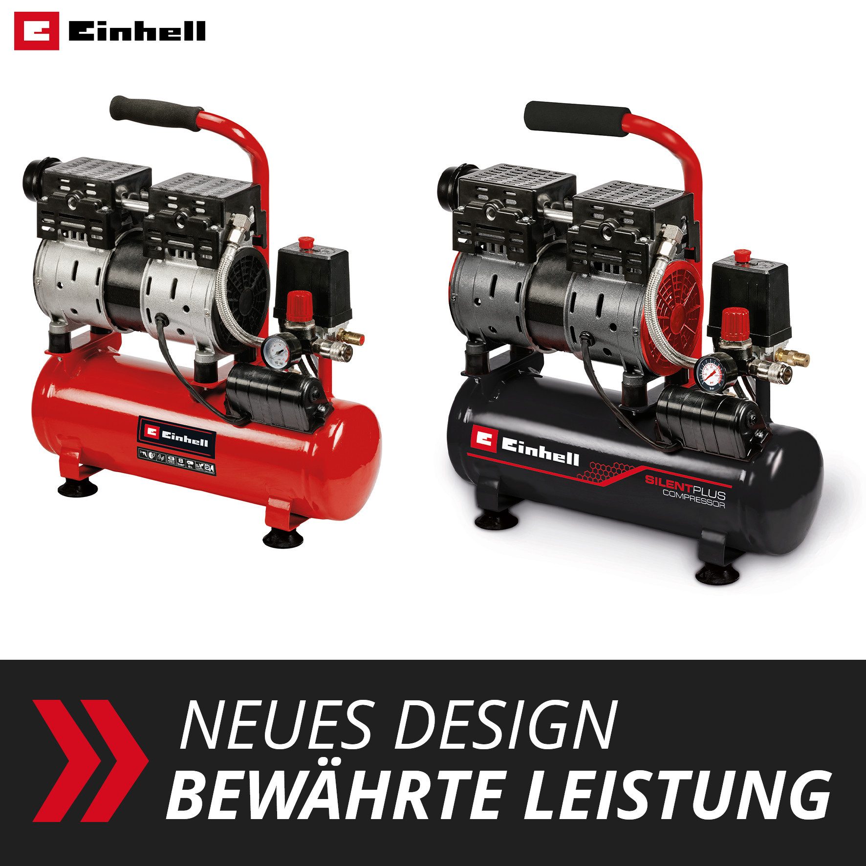 Einhell Kompressor TE-AC 6 Silent, 550 W, max. 8 bar, 6 l, 1-tlg.