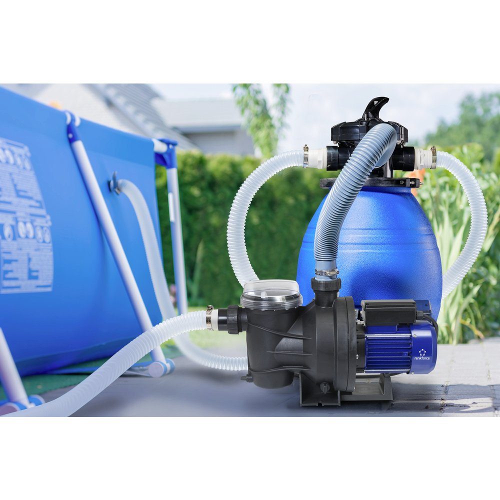 Renkforce Pool-Filterpumpe Renkforce RF-4604758 2302379 Poolpumpe 15000 l/h 13.5 m