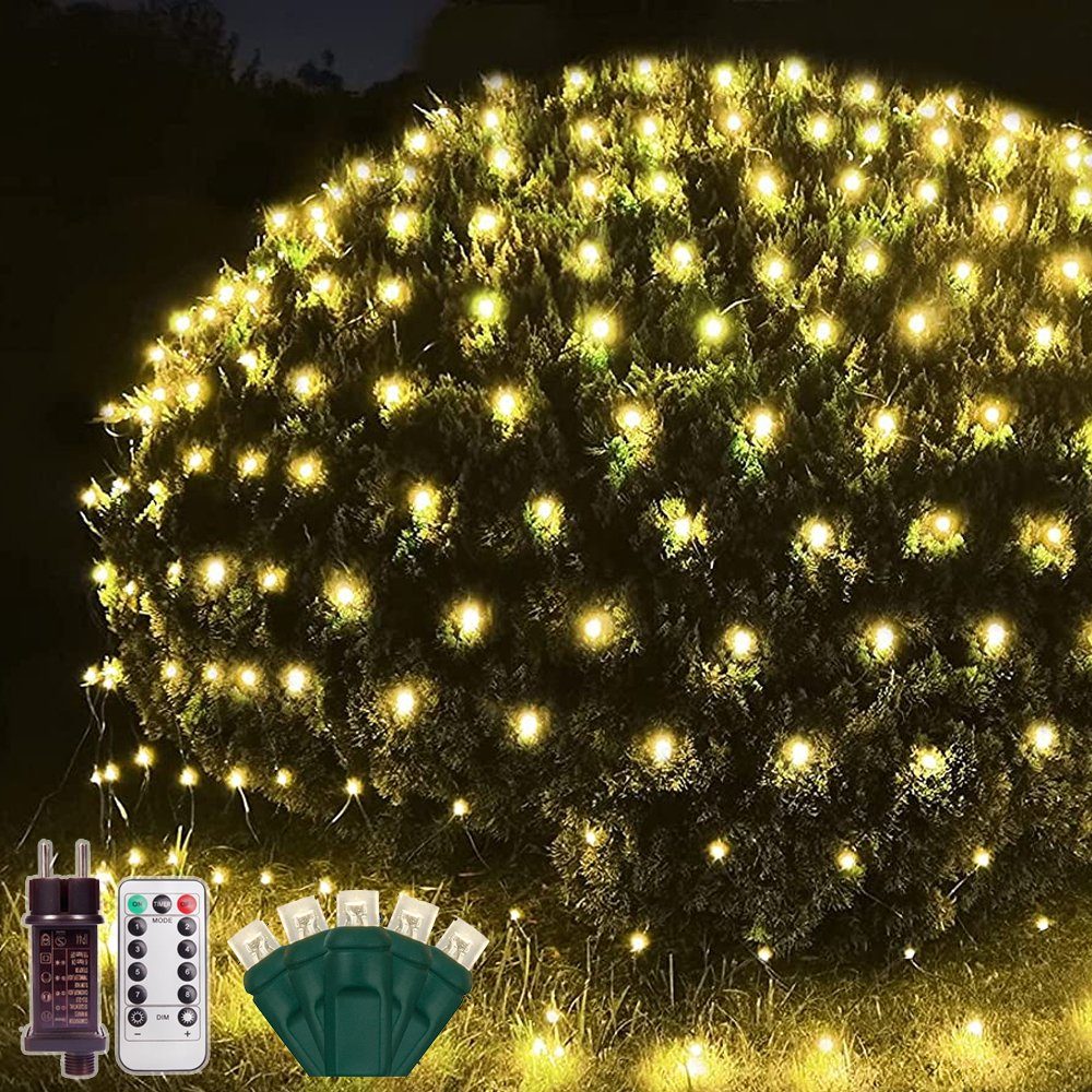 XERSEK Nachtlicht LED lichtervorhang Weihnachtsbeleuchtung Lichterkette 2022