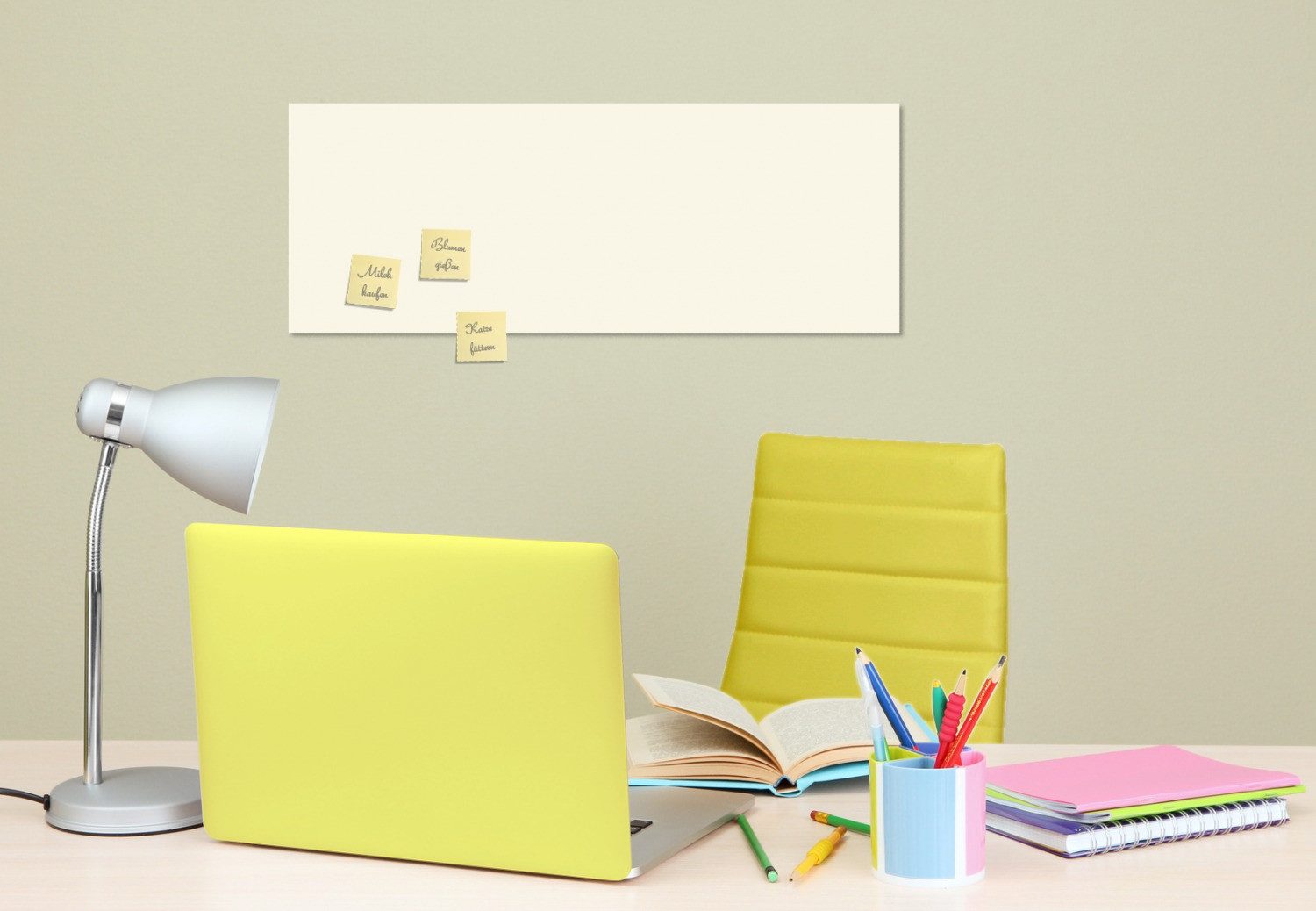Wallario Memoboard Beige