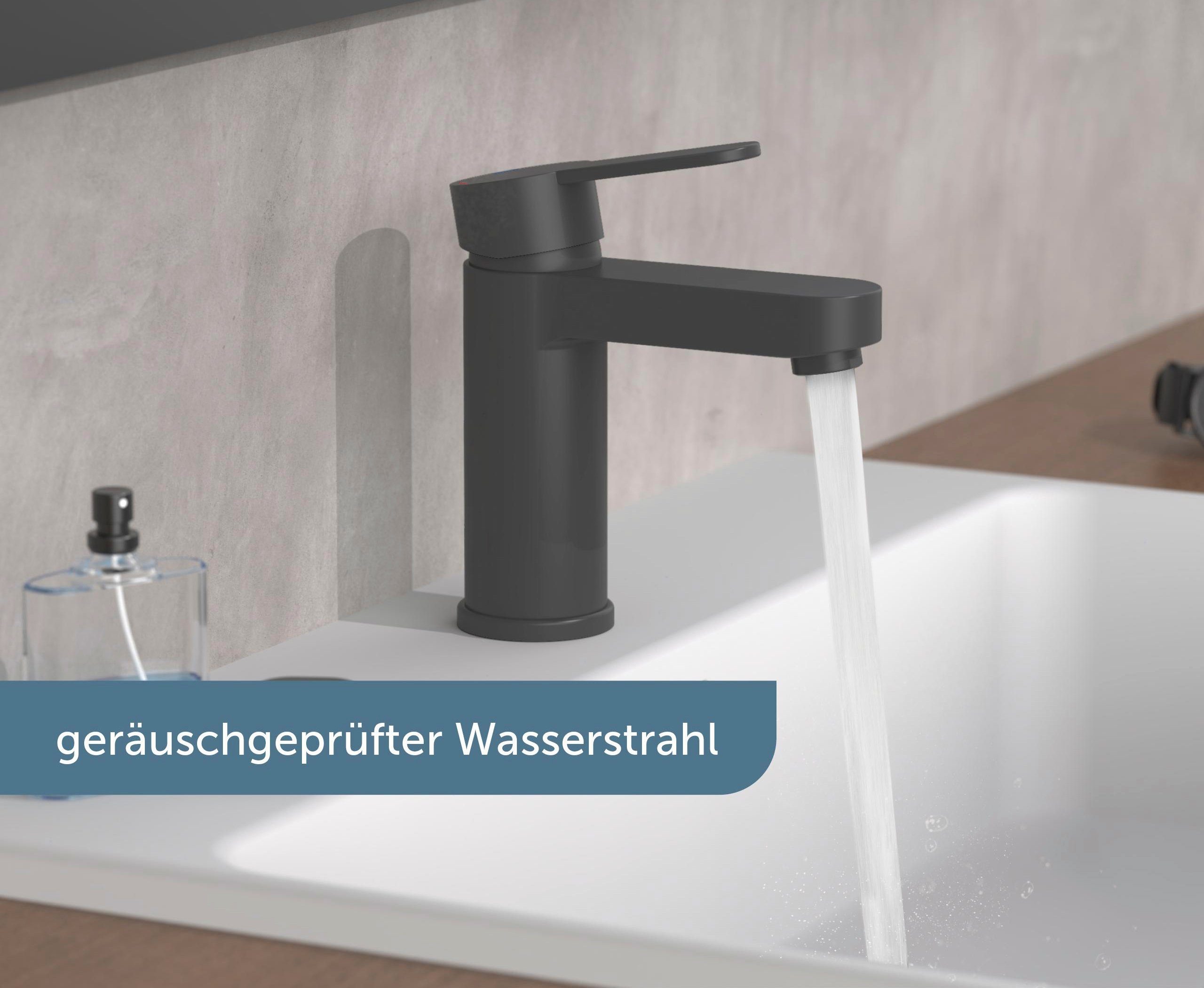 Schütte Waschtischarmatur ELEPHANT inkl. Exzenter, Marken-Mischdüse, leichte Montage – Bild 2 von 5