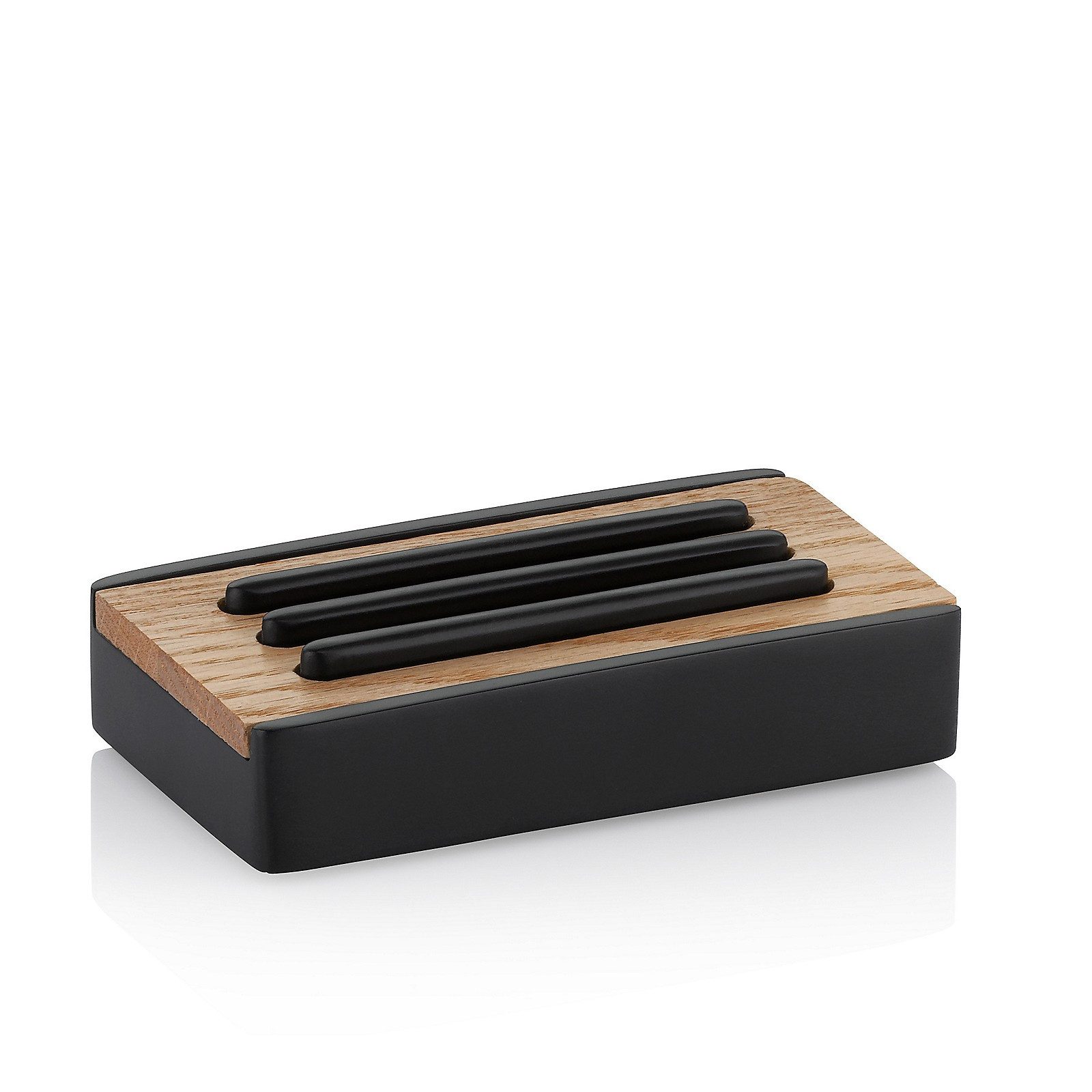 kela Seifenschale Cube, Breite: 7 cm, Element aus Eichenholz günstig online kaufen