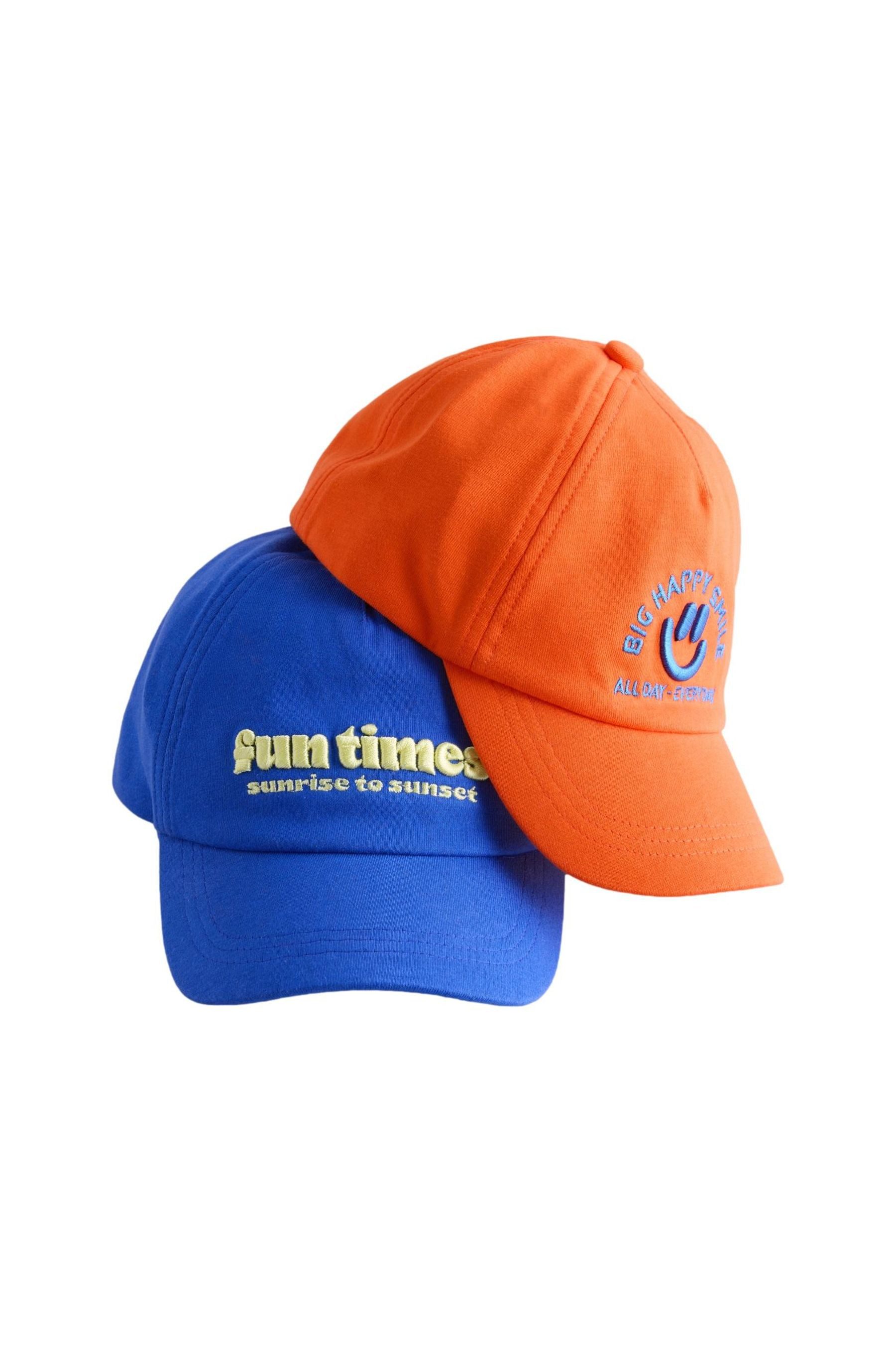 Baseball Cap Caps mit Slogan, 2er-Pack