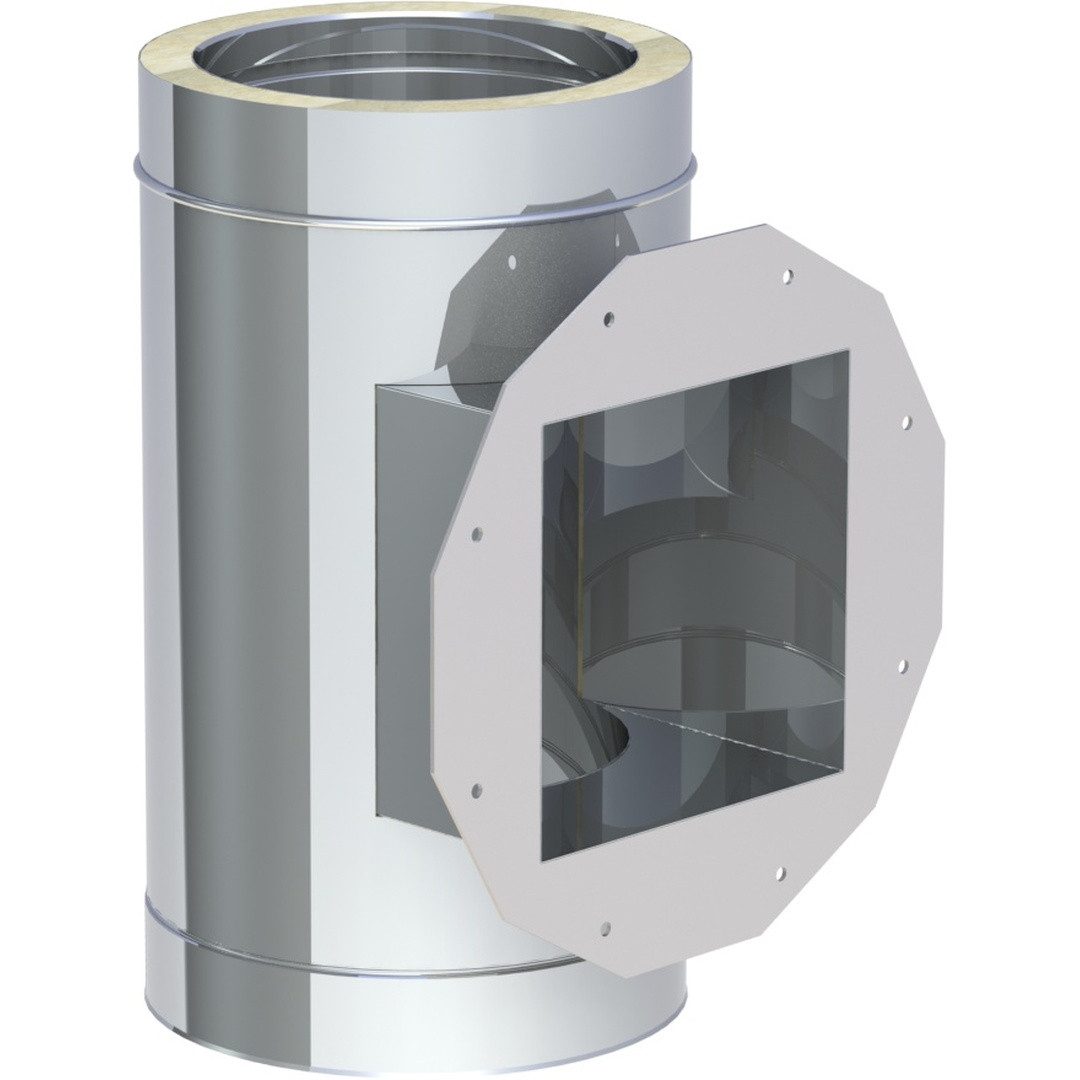 Jeremias Schornstein DW-FU Ø 350 mm Zugbegrenzeranschluss für ZUK250 (SG/SG-E), Ø 350 mm