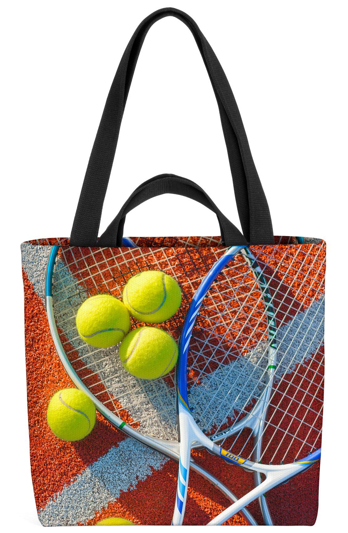 Tennischläger (1-tlg), Freiz Platz VOID Court Ball Henkeltasche Schläger Tennisball Tennis Sport