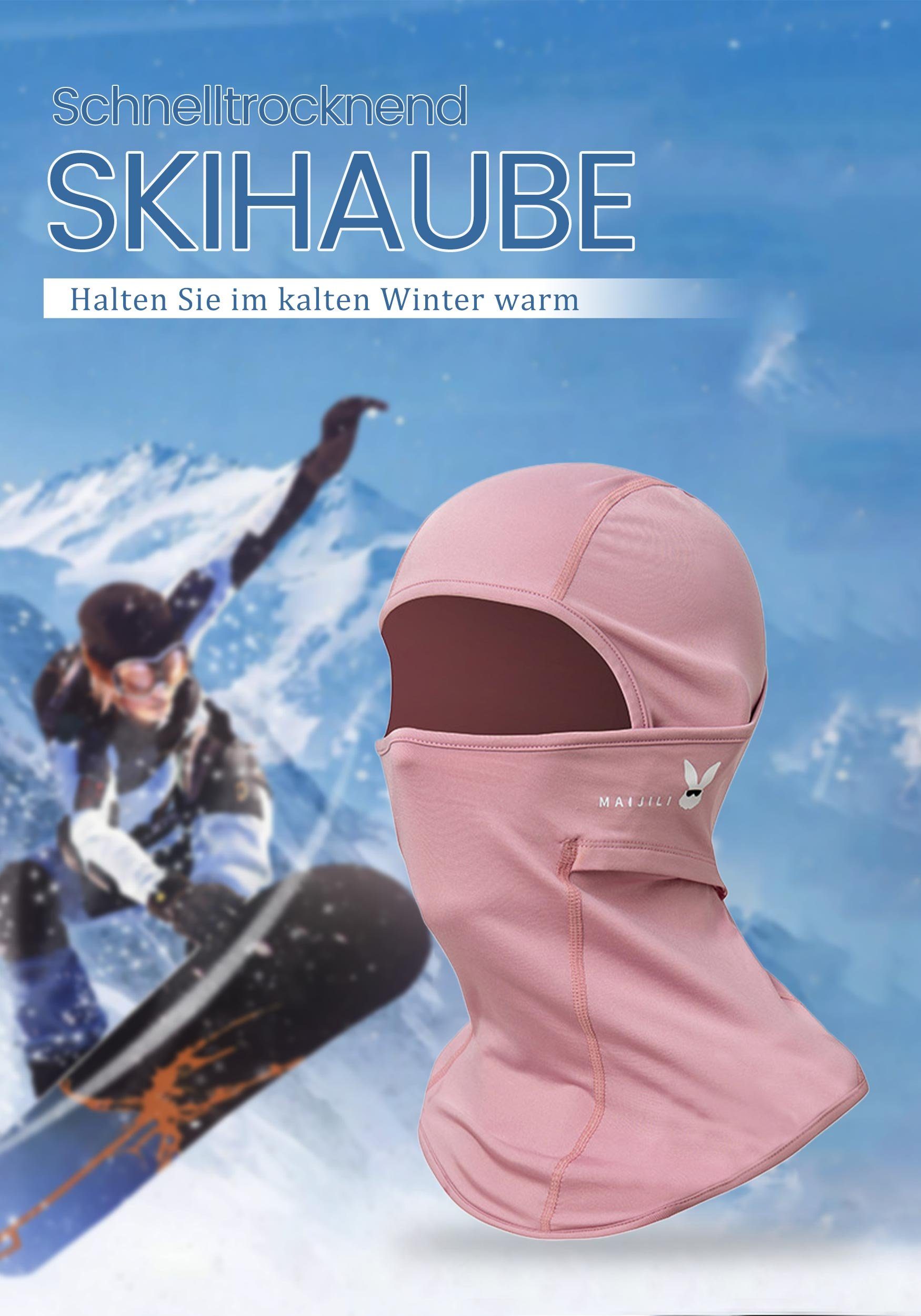 Sturmhaube Skimaske Umfassenden Widersteht für UV-Strahlen Rosa Schutz MAGICSHE