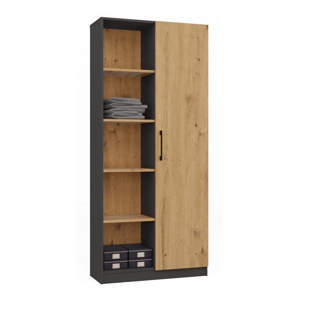 ibonto Bücherregal Modernes Halboffenes Bücherschrank mit 10 Regalen günstig online kaufen