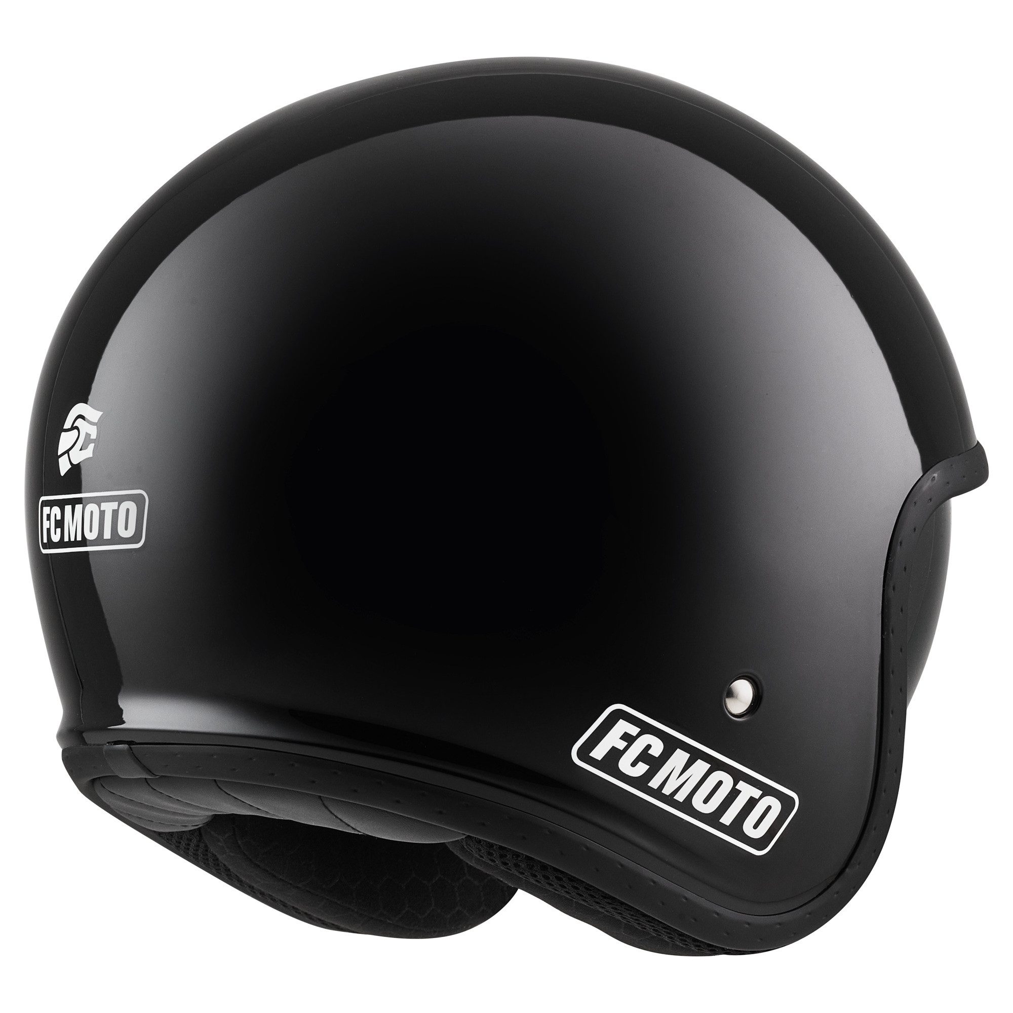 FC-Moto Motorradhelm G-295 Jethelm, herausnehmbares Innenfutter,integriertes Sonnenvisier