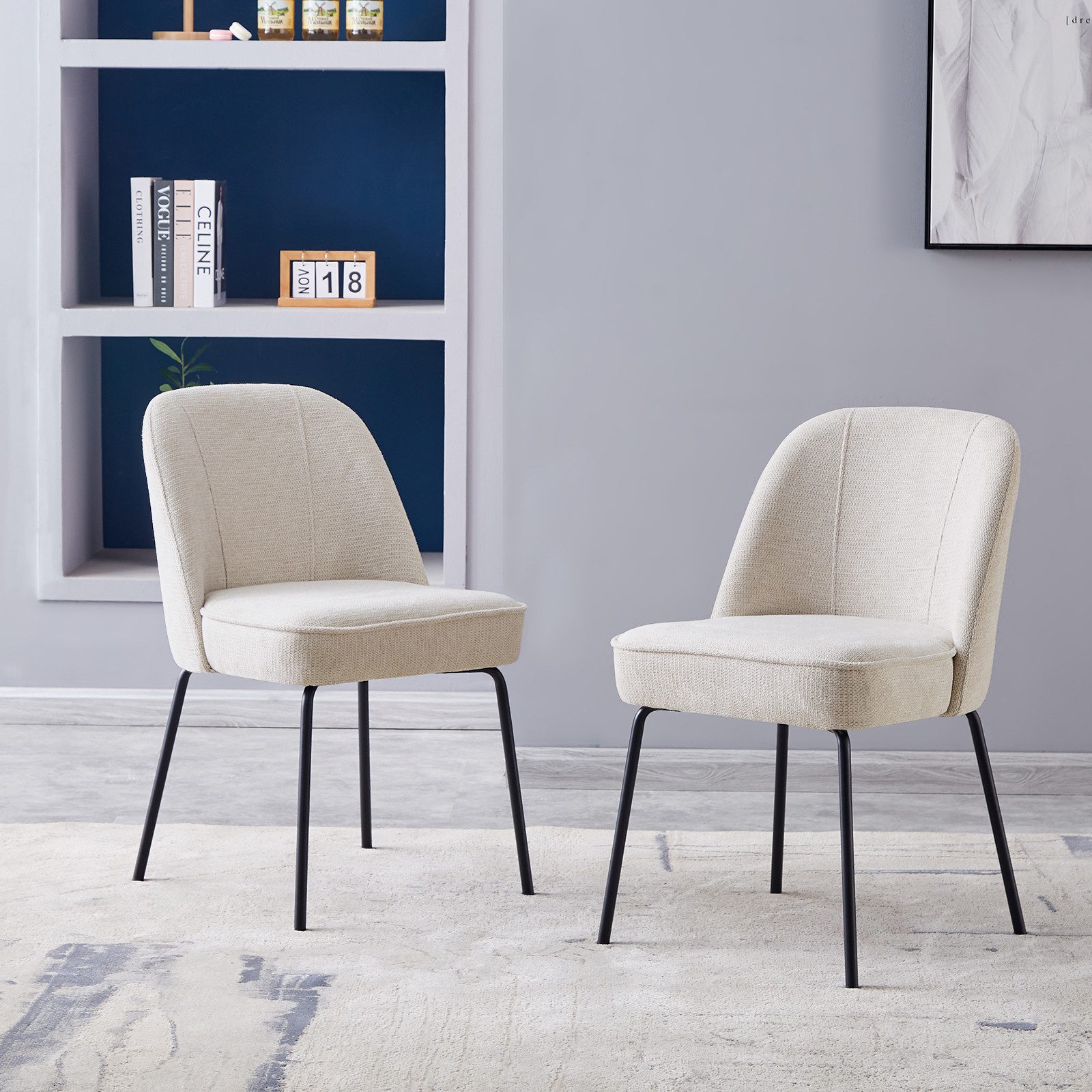 JYMTOM Esszimmerstuhl Samt-Stühle, atmungsaktiv, gepolstert mit Federkissen günstig online kaufen