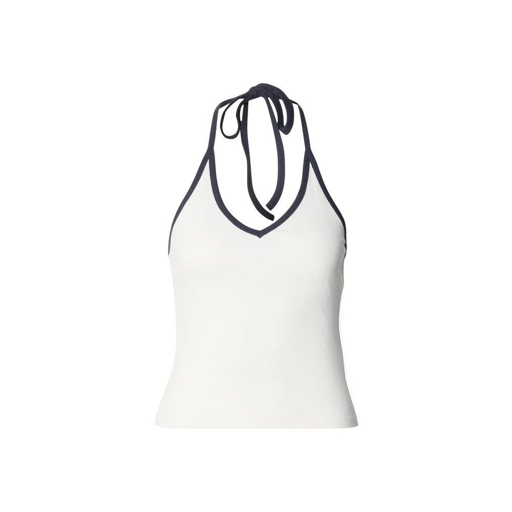 URBAN CLASSICS Shirttop Contrast Piping Neckholder Top