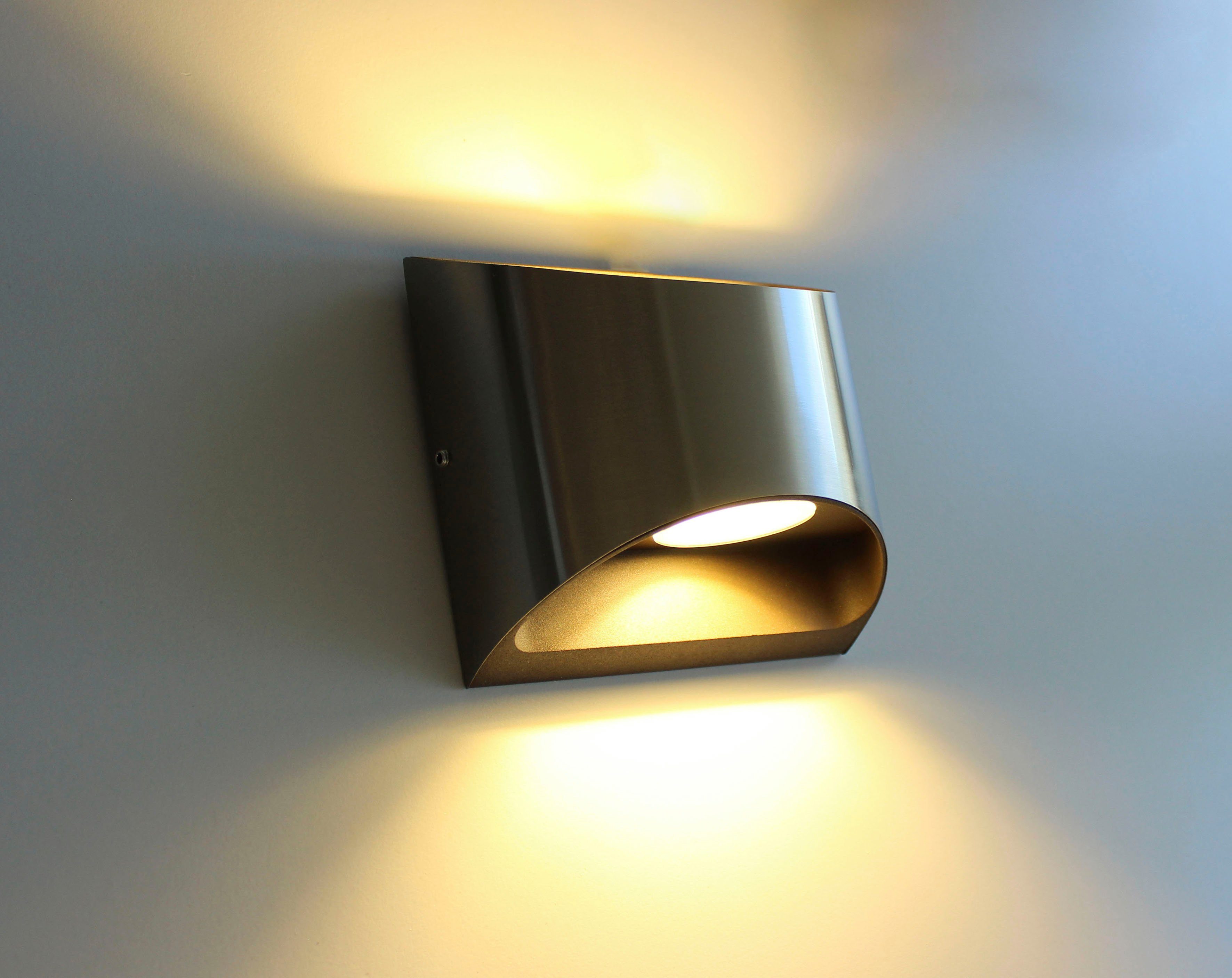 fest ECO-LIGHT integriert Außen-Wandleuchte LED LUTEC DODD,