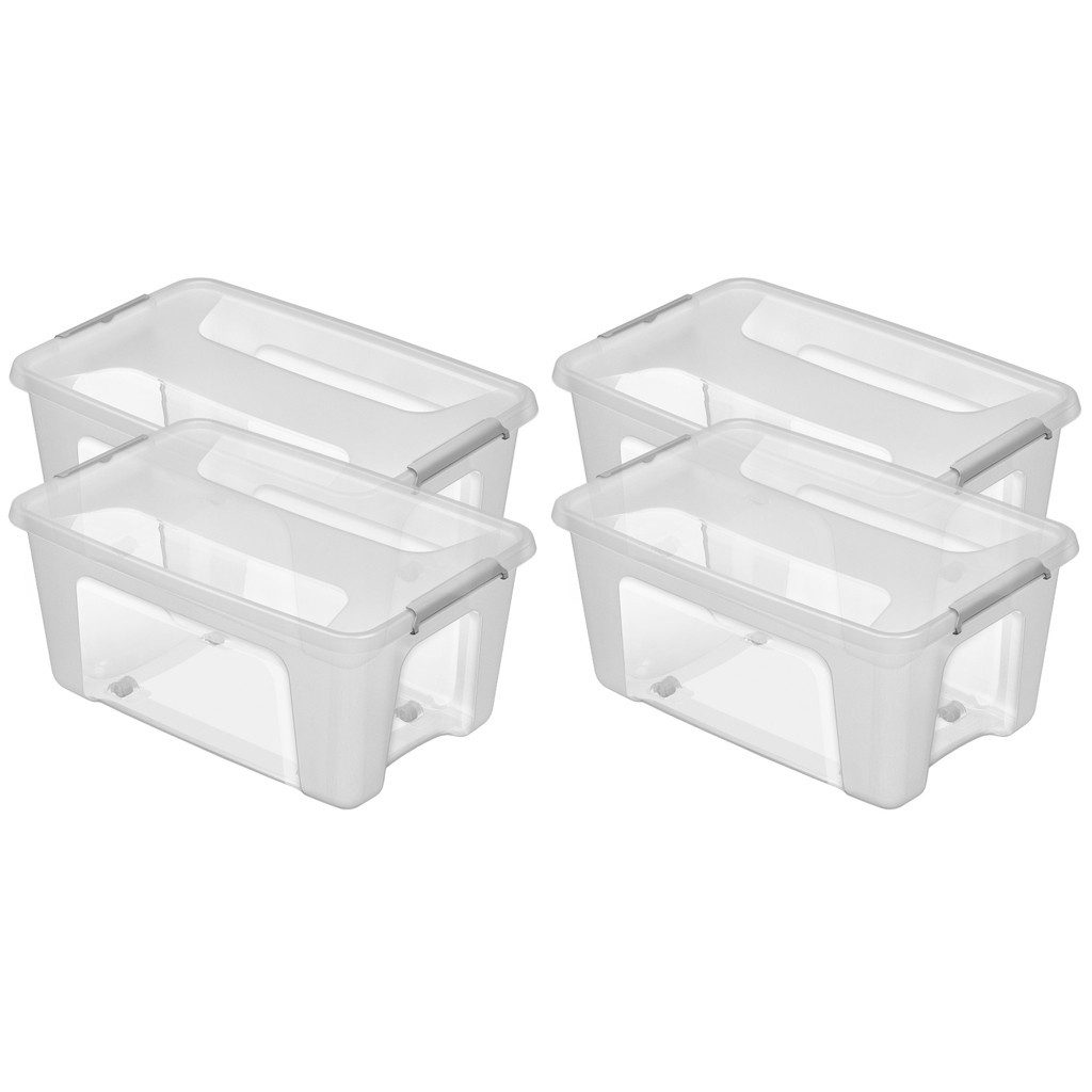 Aufbewahrungsbox Prime mit Deckel und Rollen (Größe wählbar)
